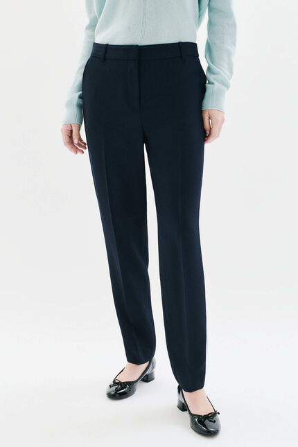 Hochgeschnittene Hose Pgust marineblau damen