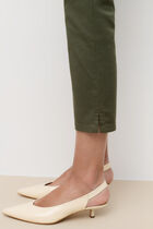 Mason cropped pants khaki green woman
