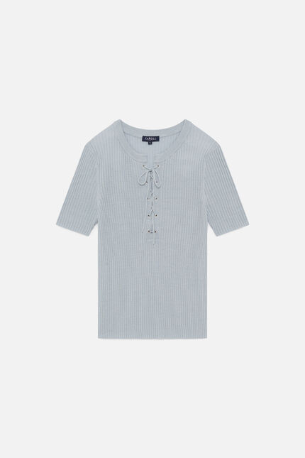 Pull Mvanessa bleu pastel femme