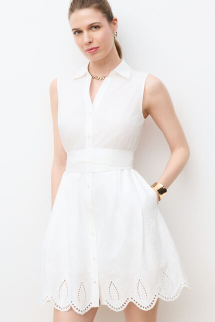 Robe Romia blanc femme