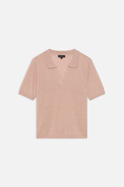 Pull Mikalu rose clair femme