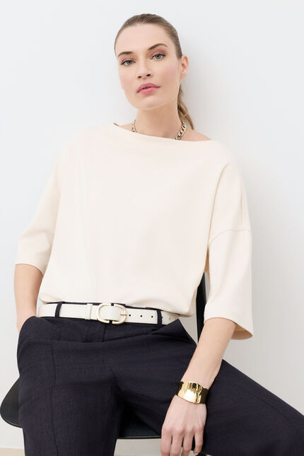 T-shirt Tcosi creme femme