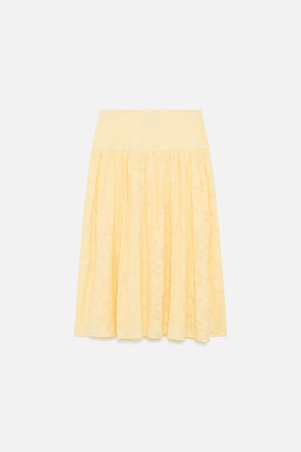 Jupe Jdanae jaune pastel femme
