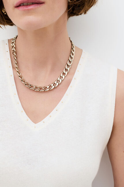 Maglietta Trym-Studs ecru donna