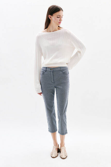 Pantal&oacute;n Passonata azul marino mujer