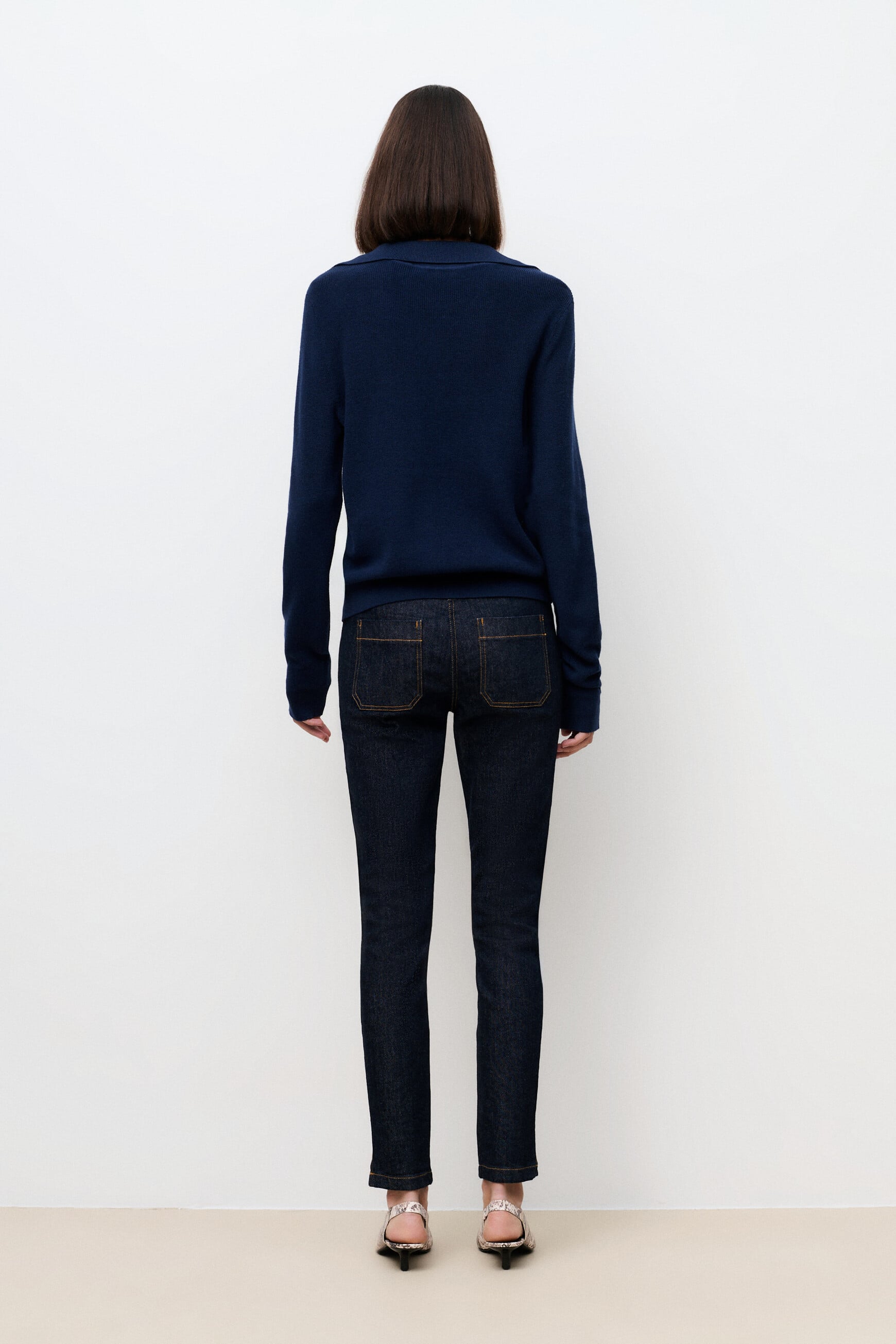Maiwen sweater navy blue woman