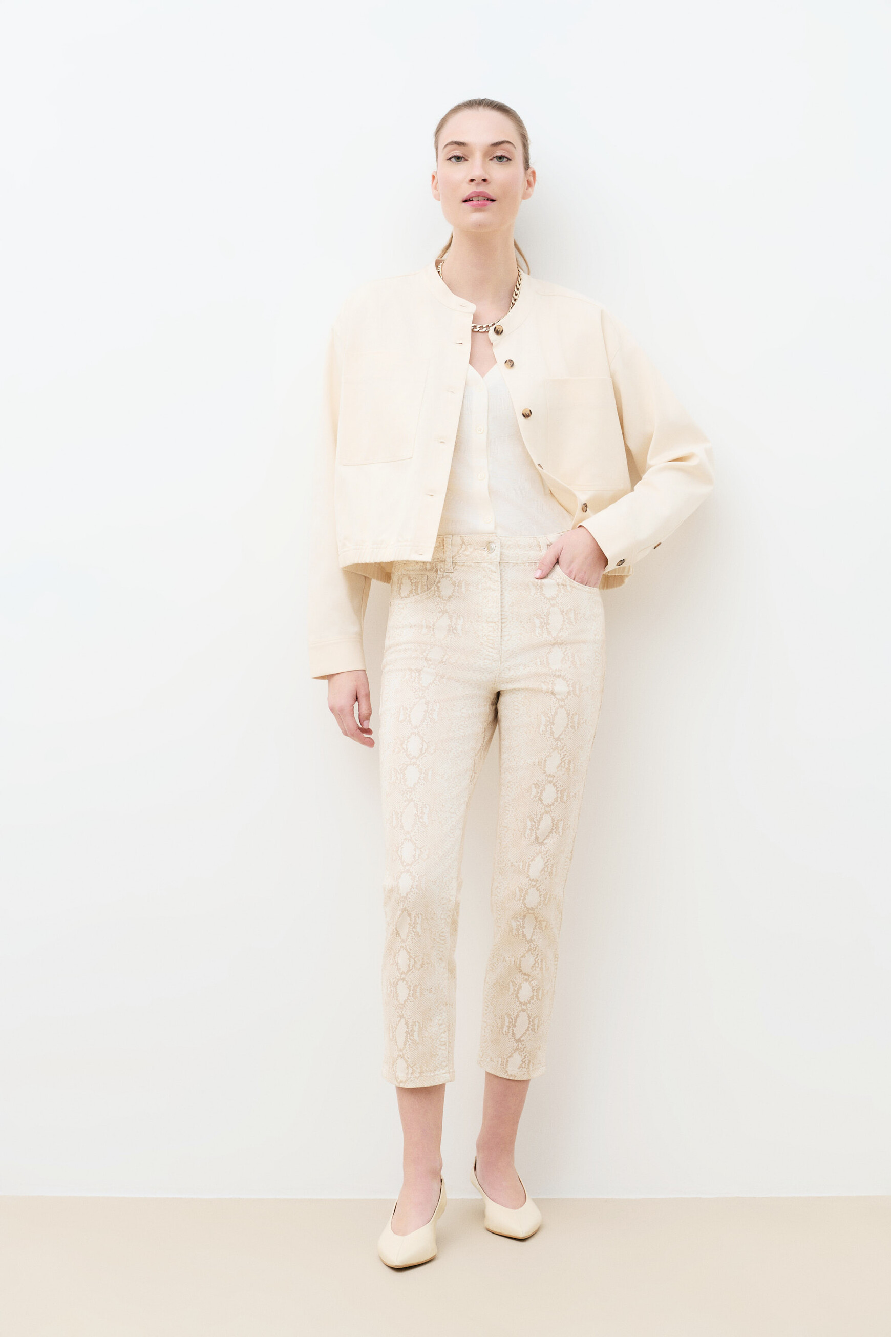 Giubbotto Voyage beige donna