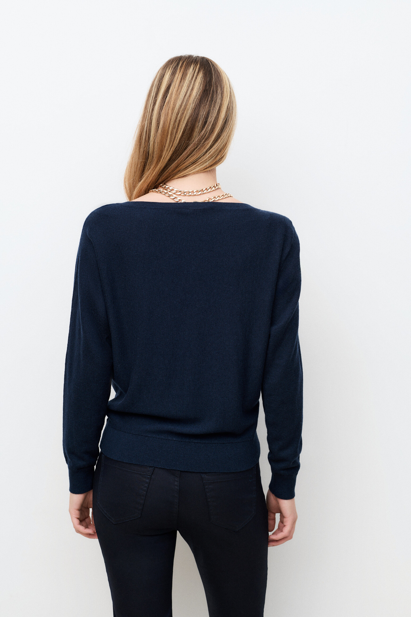 Mvaleria sweater navy blue woman