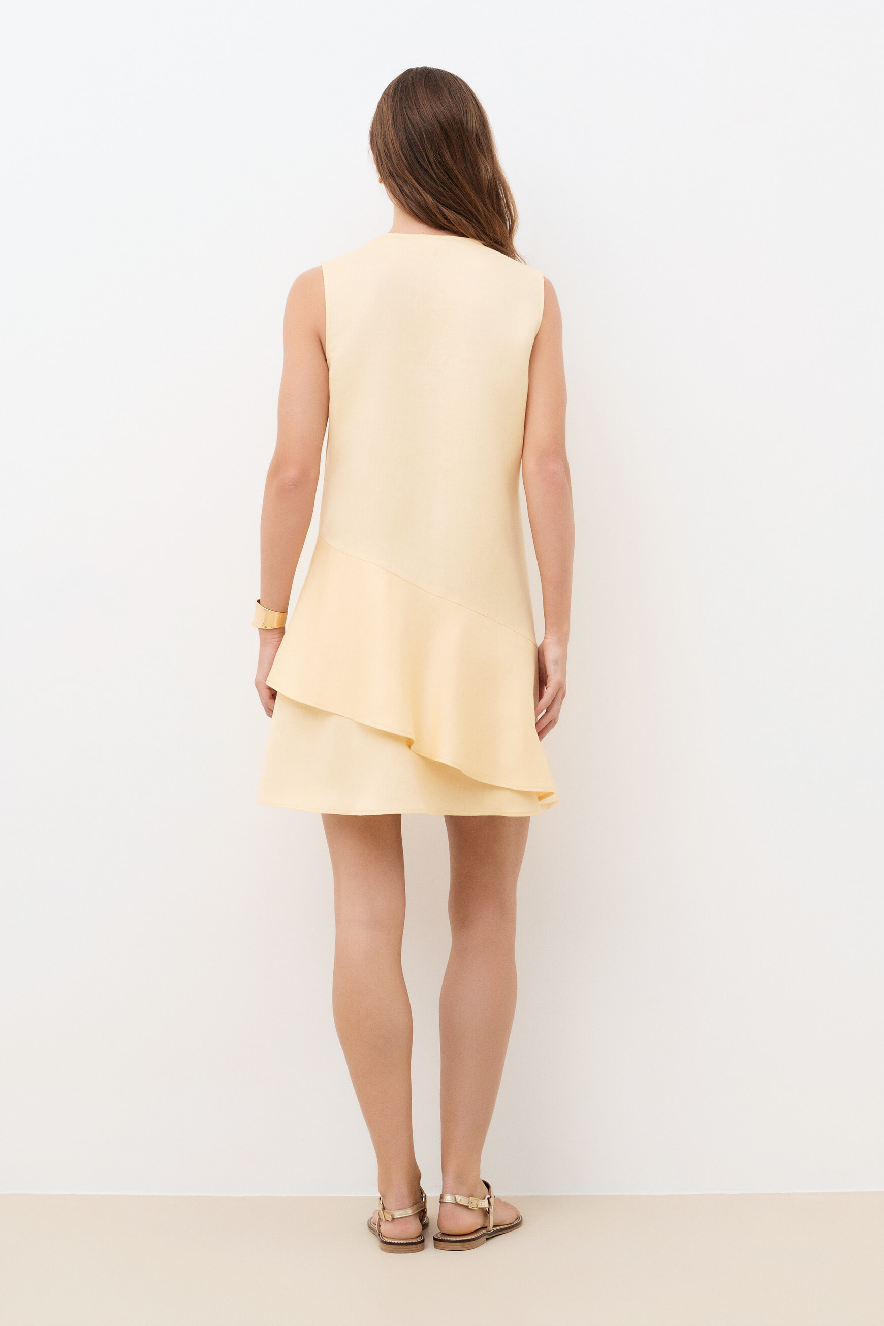 Robe Ranabelle jaune pastel femme