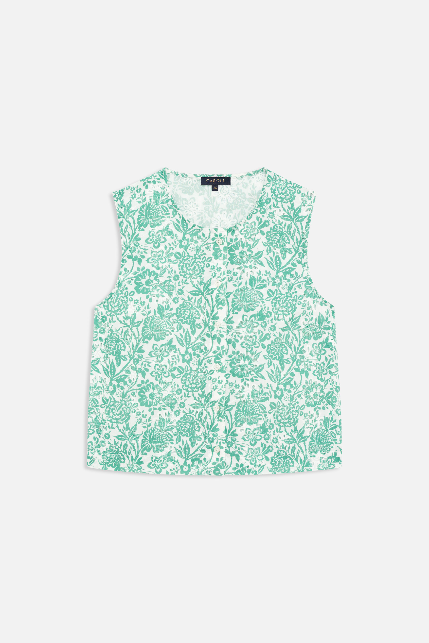 Camicia Claurane verde donna