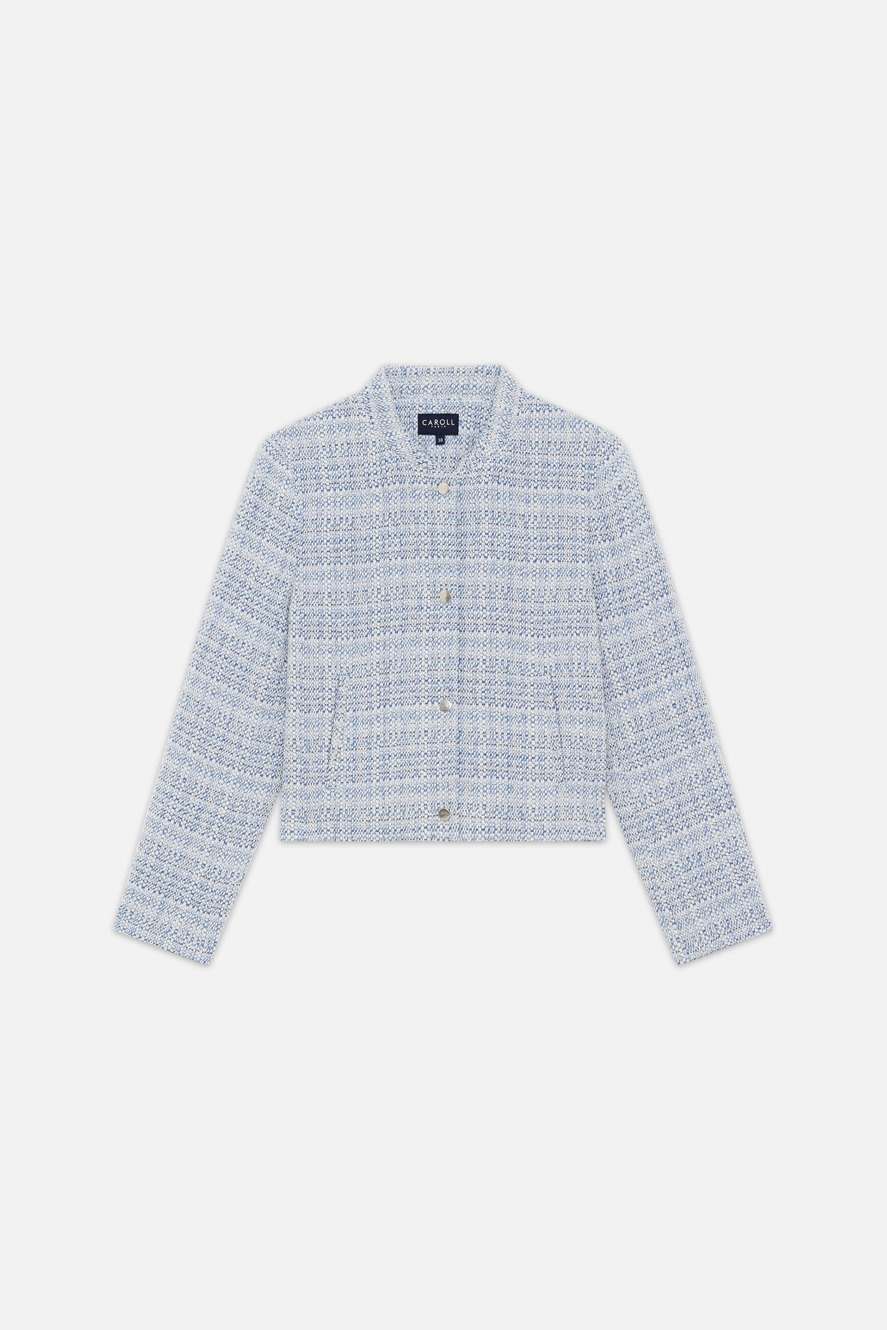 Veste Vienna Tweed bleu ciel femme