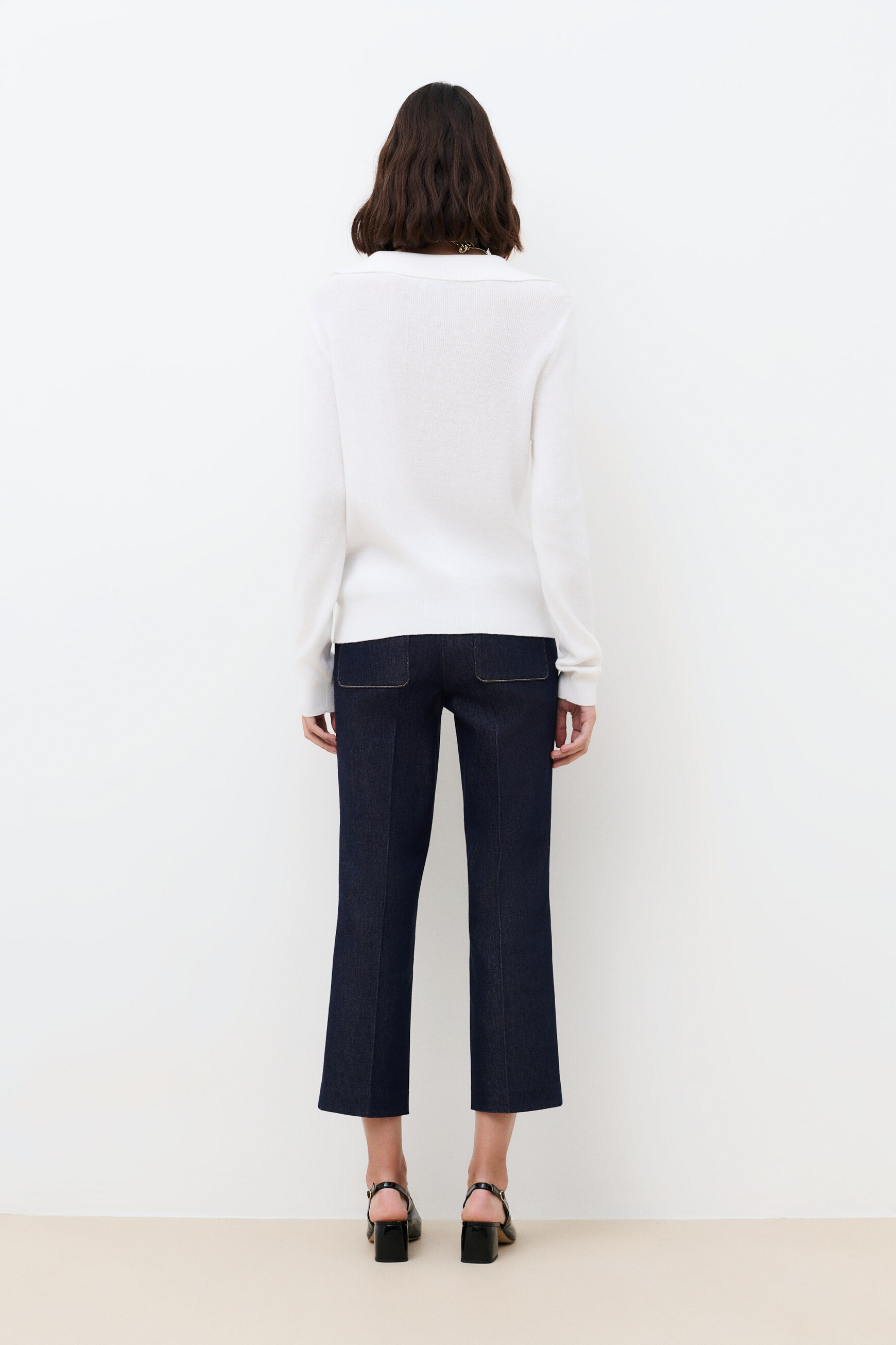 Jersey Maiwen blanco mujer