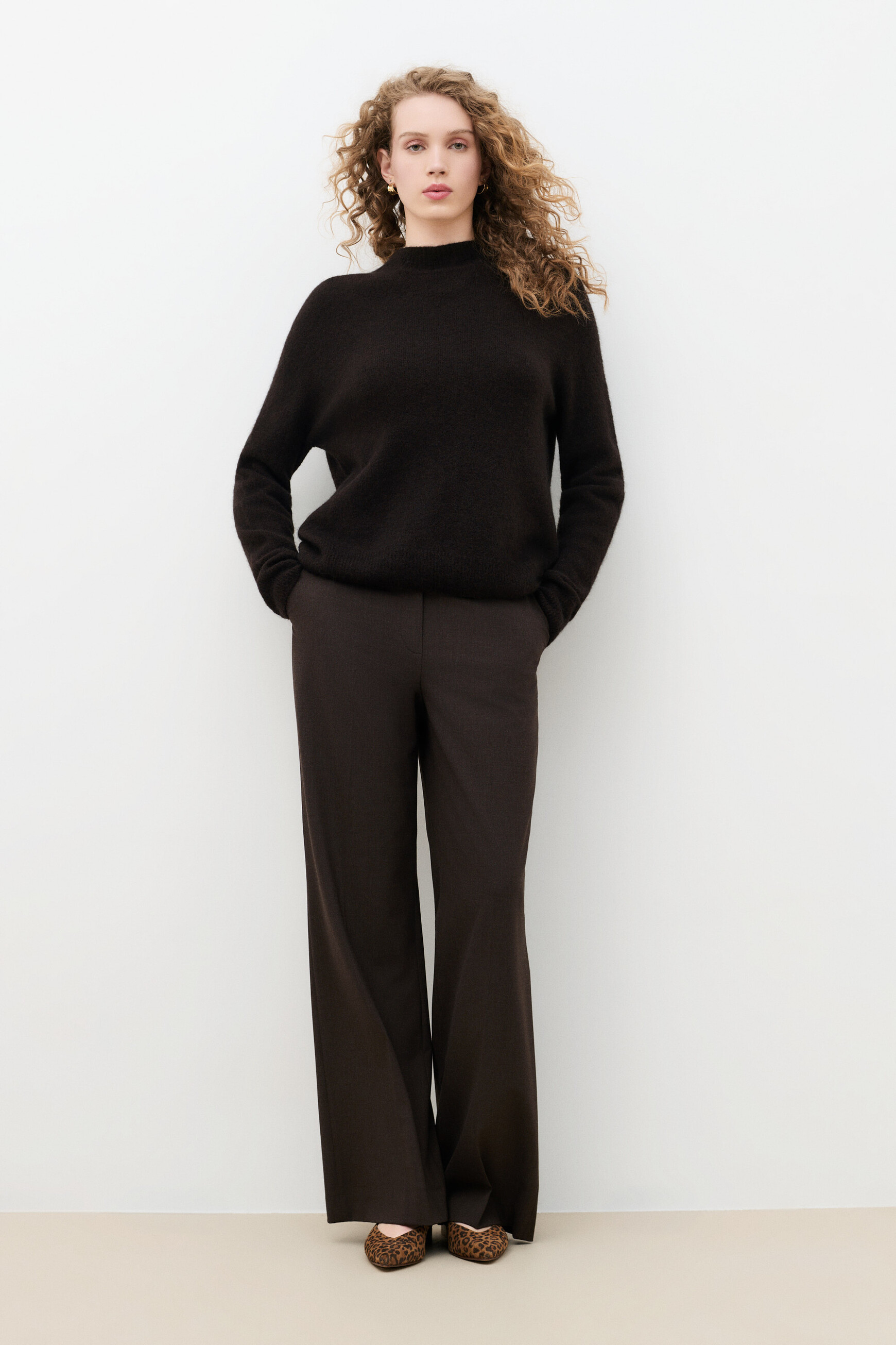 Pull Marianno marron fonc&eacute; femme