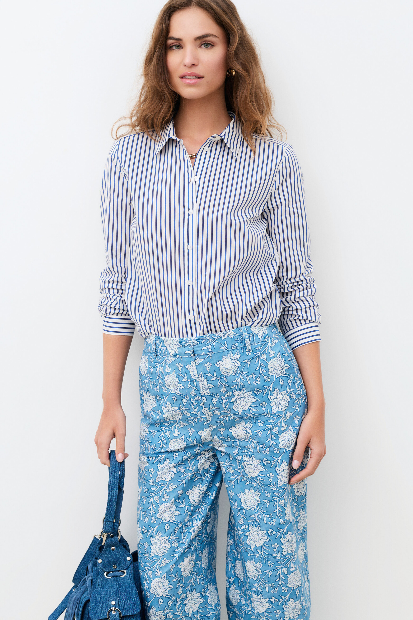 Chemise Cjessica3 bleu fonc&eacute; femme