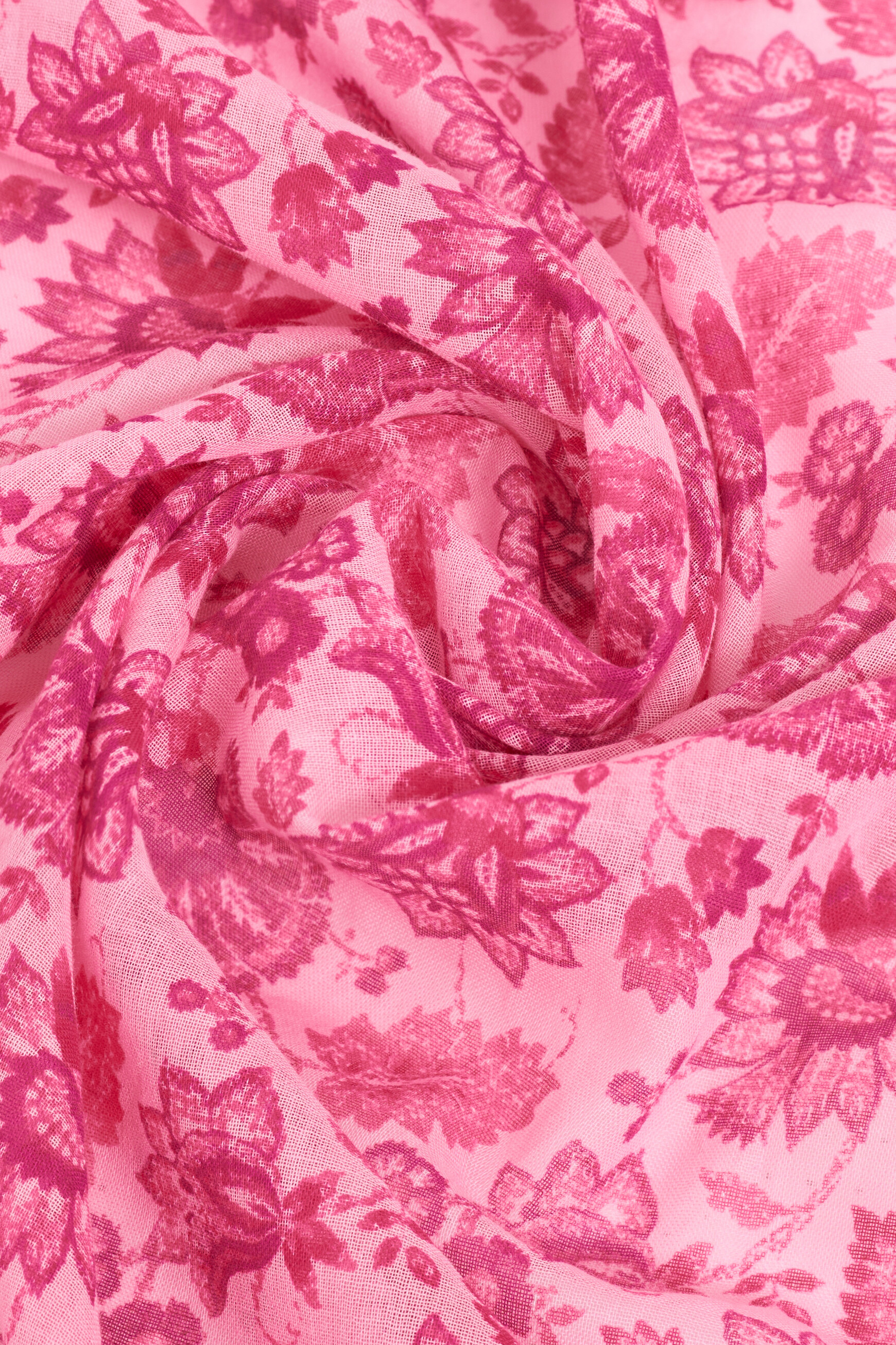 Foulard Langalore rose framboise femme