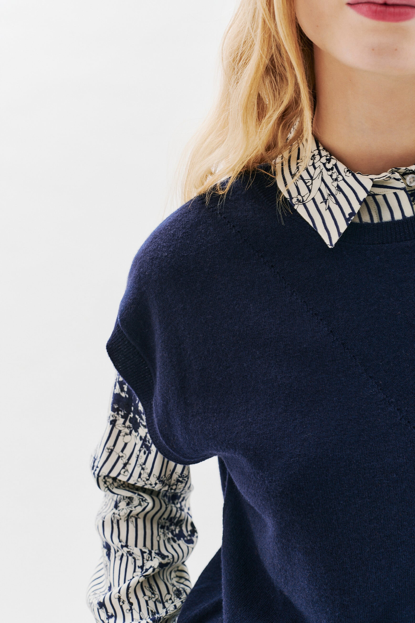 Maglione mathilde blu navy donna