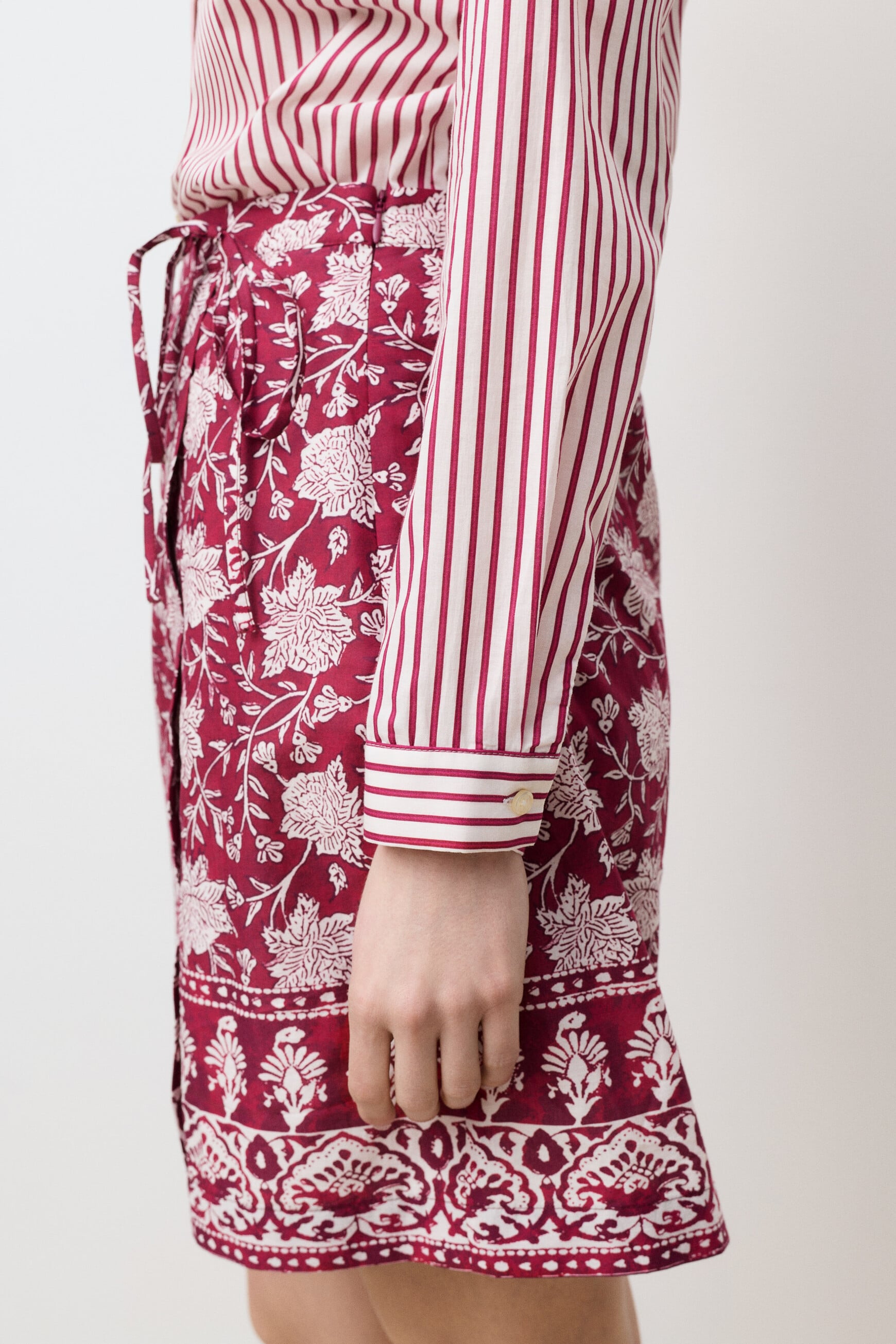 Jupe Joude3 bordeaux femme