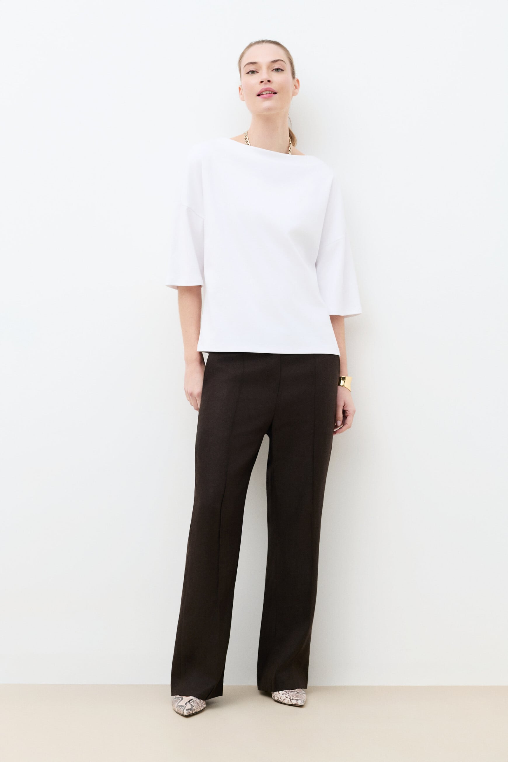 T-shirt Tcosi blanc femme
