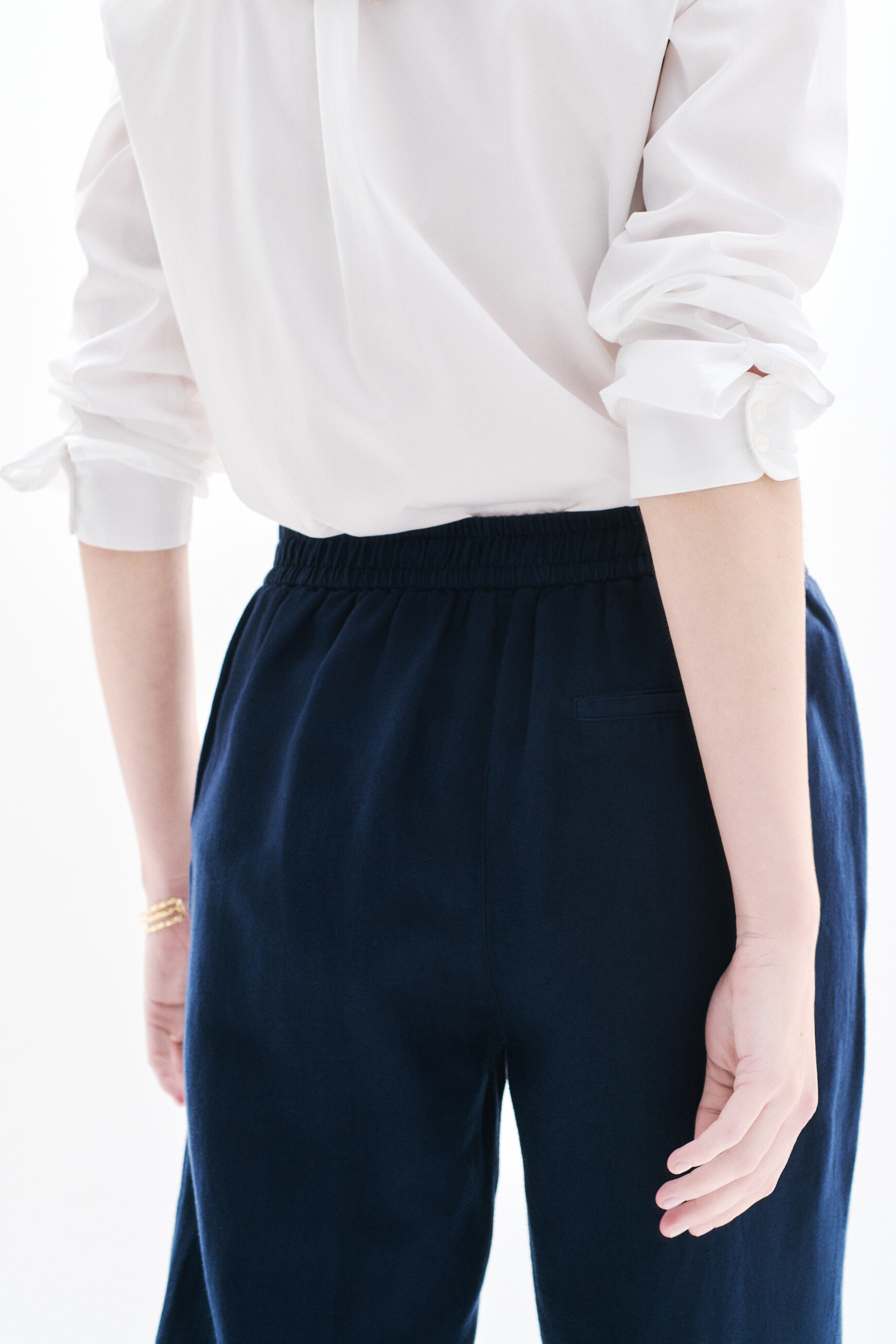 pantalon ignace bleu marine femme
