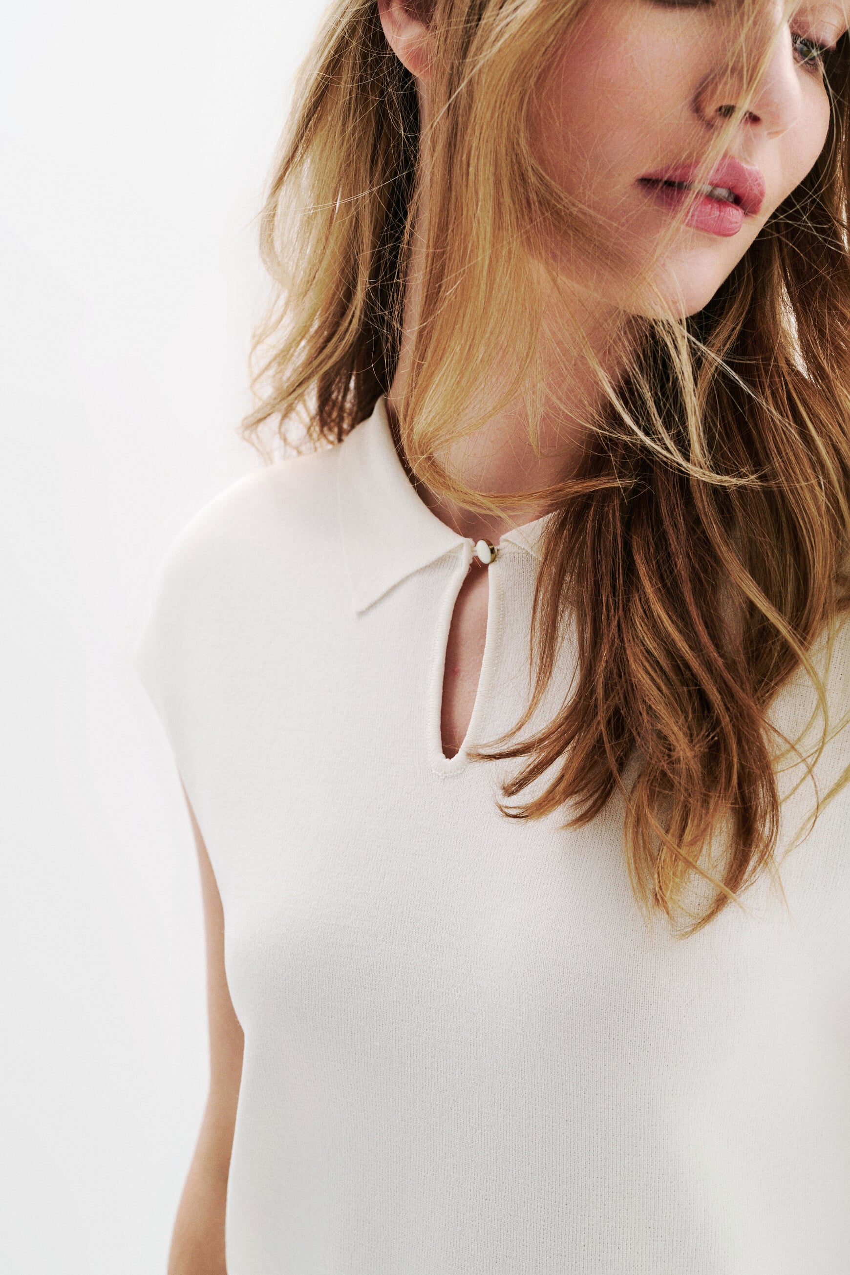 Pull Mruben ecru femme