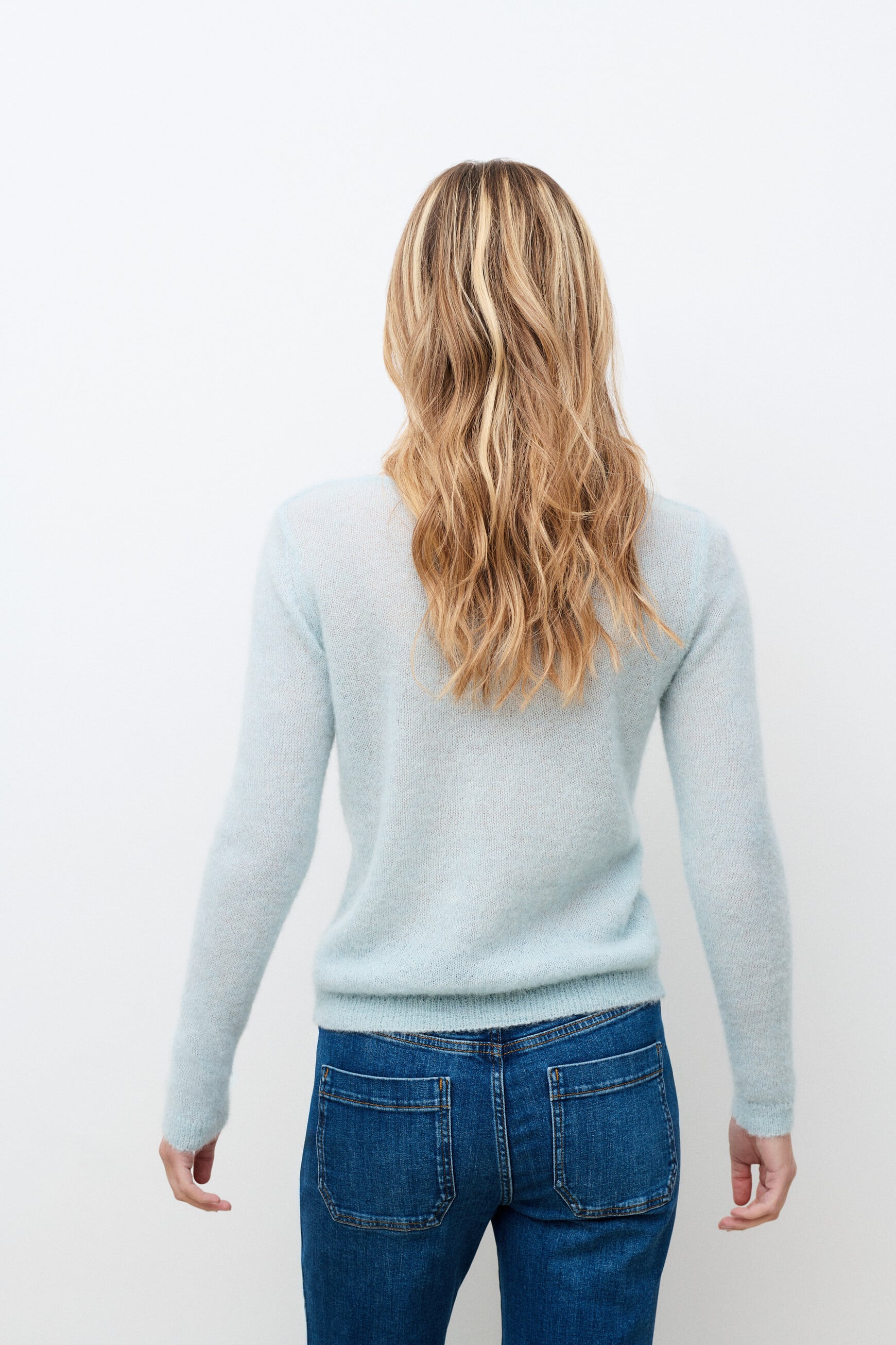Mvittoria sweater blue-grey woman