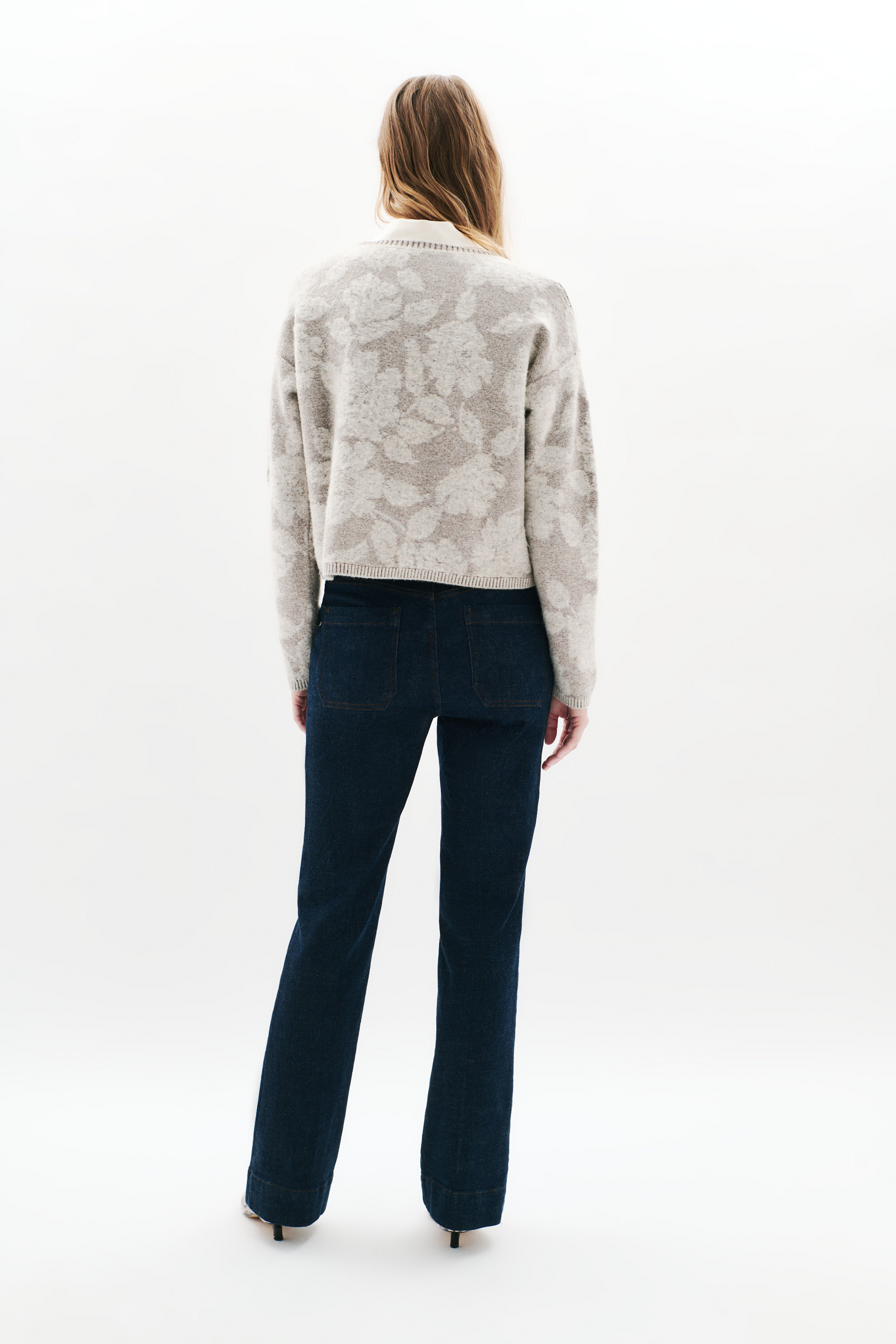 Pull Mflorentine gris clair femme