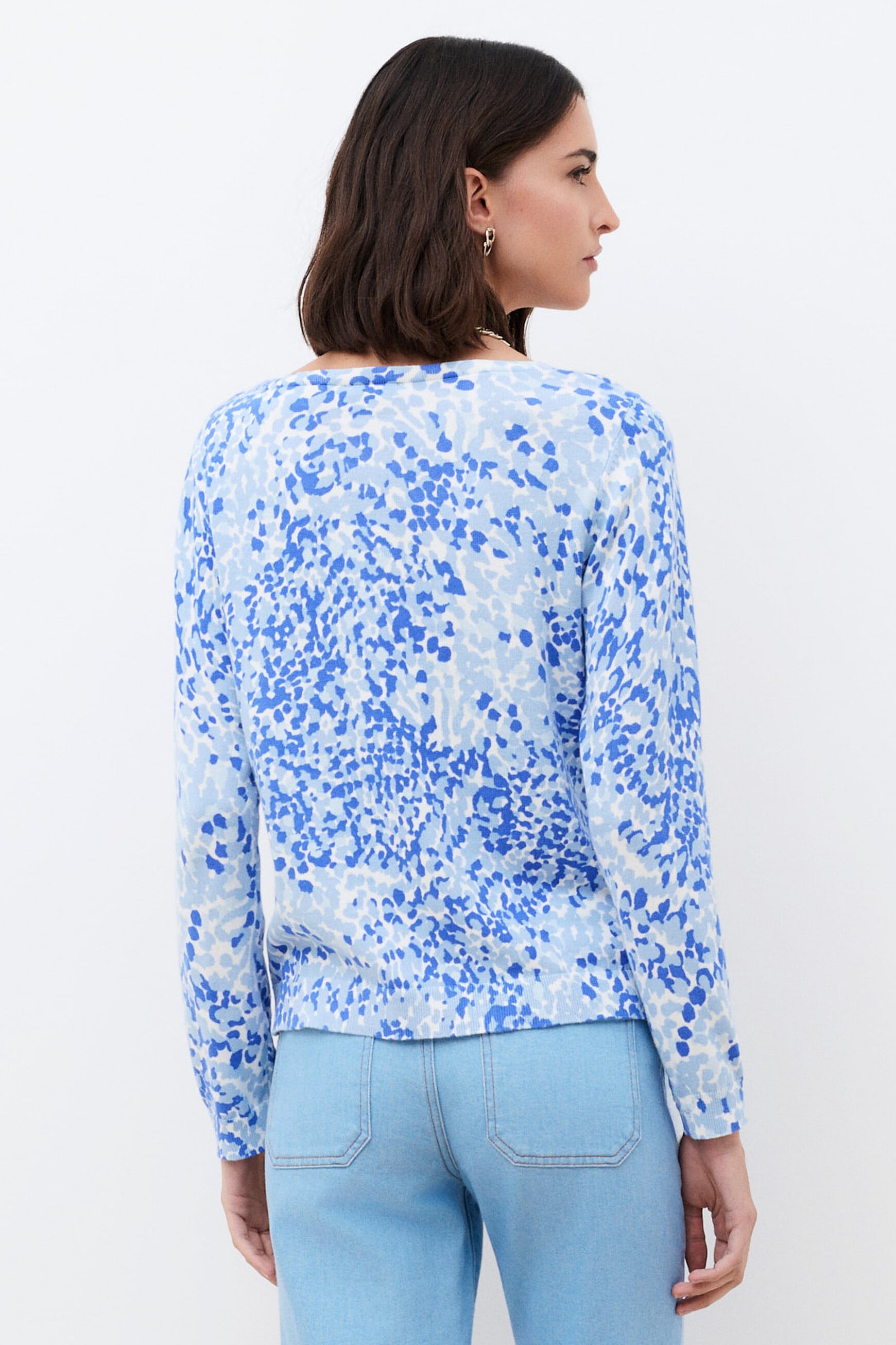 Pull Mlukas2 bleu femme