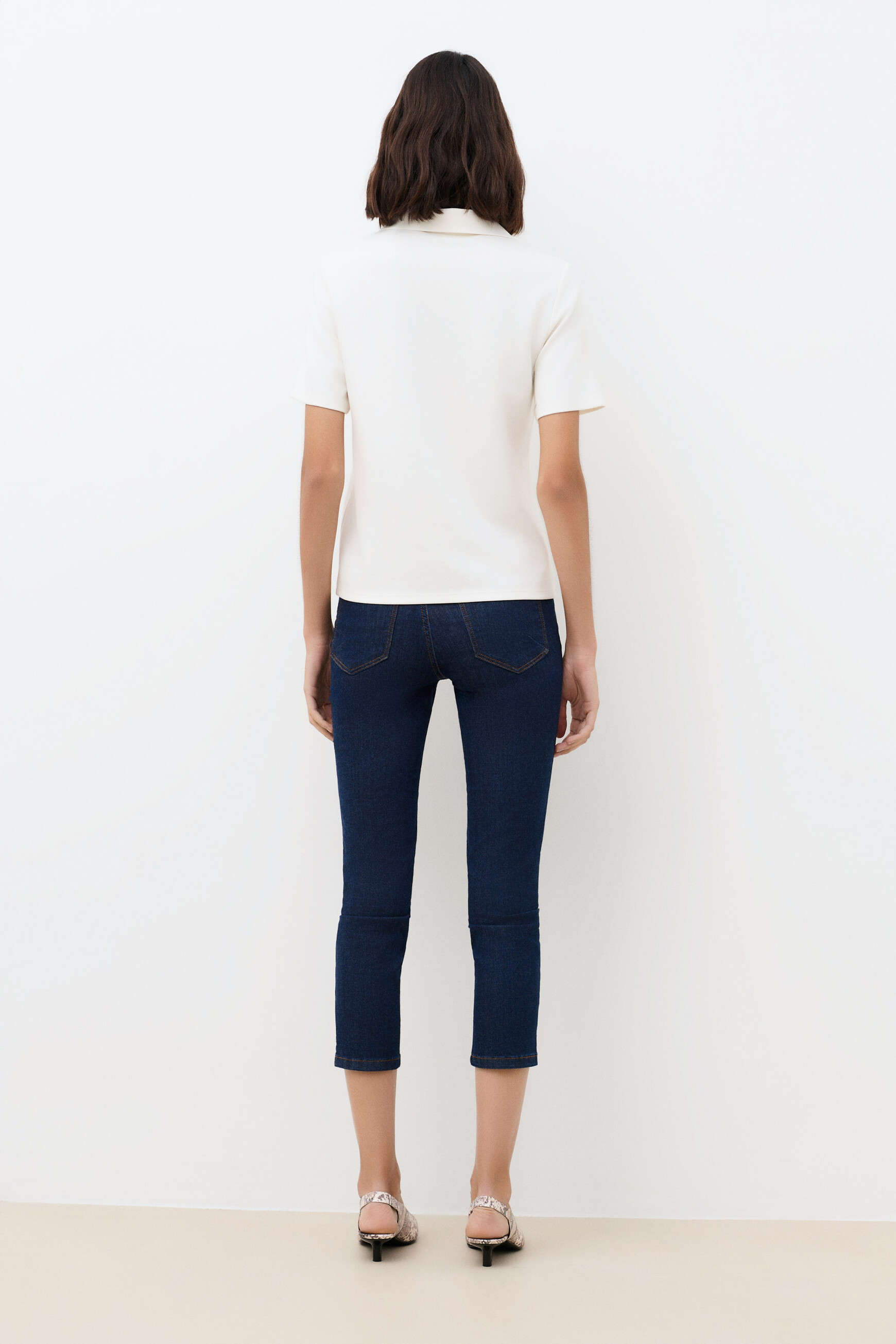 Camiseta Terry1 crema mujer