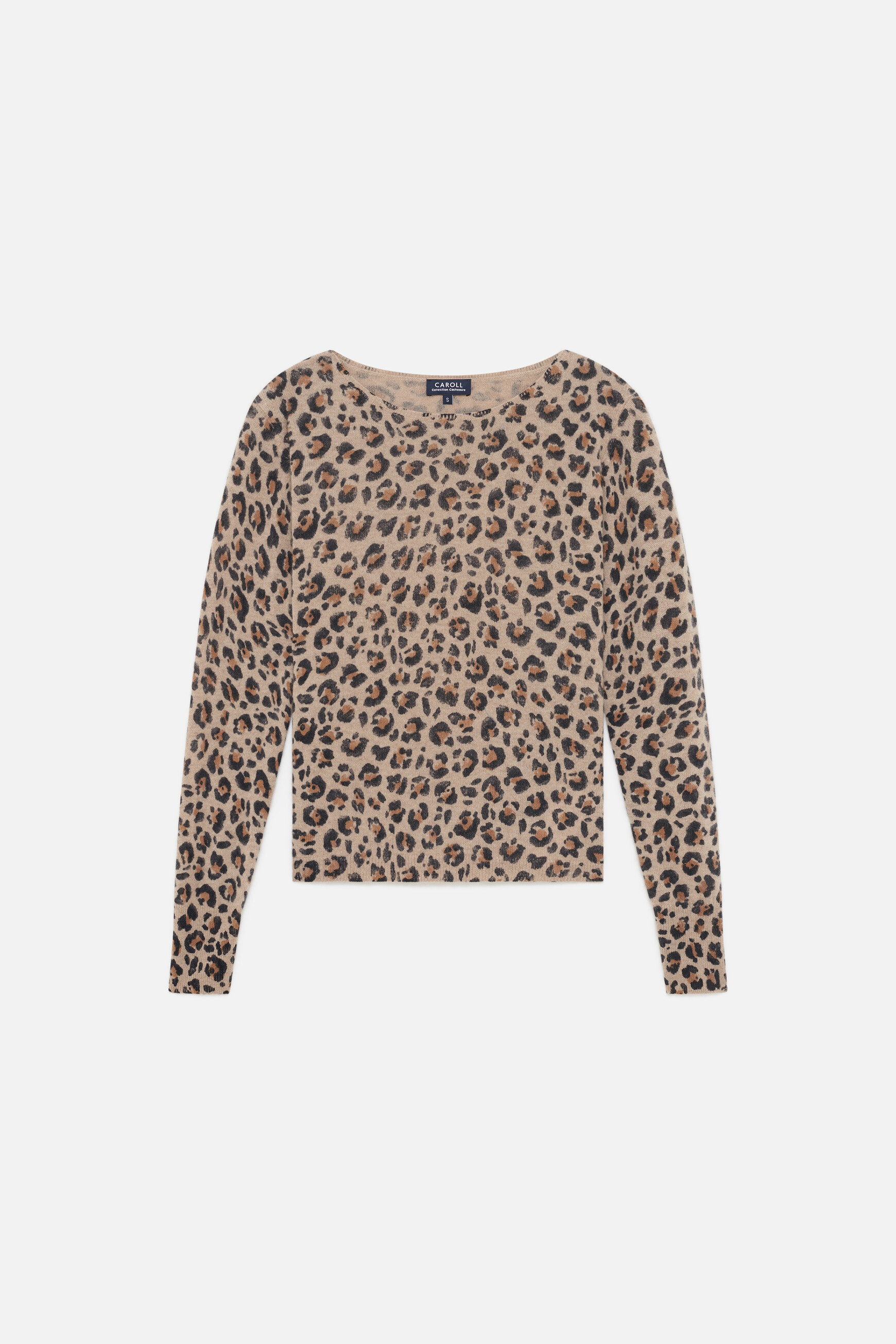 Pull Mzoelo 100% cachemire gris clair femme