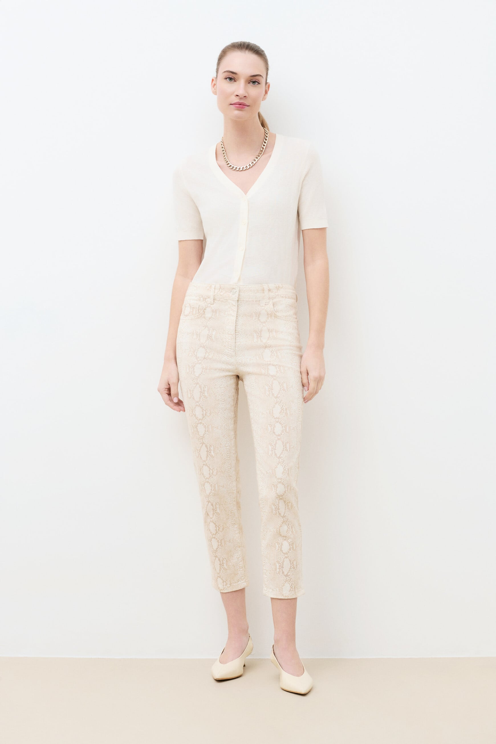 Broek Pmason beige vrouw