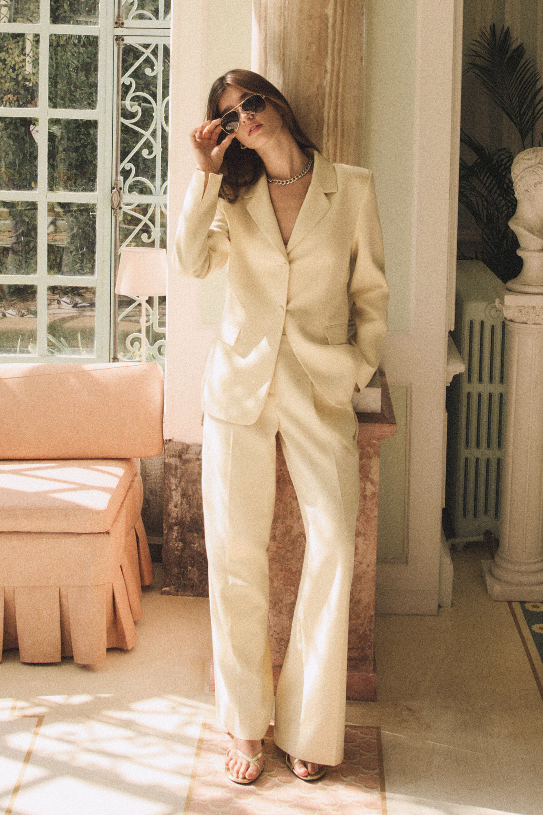 Trousers Pacha2 pastel yellow woman