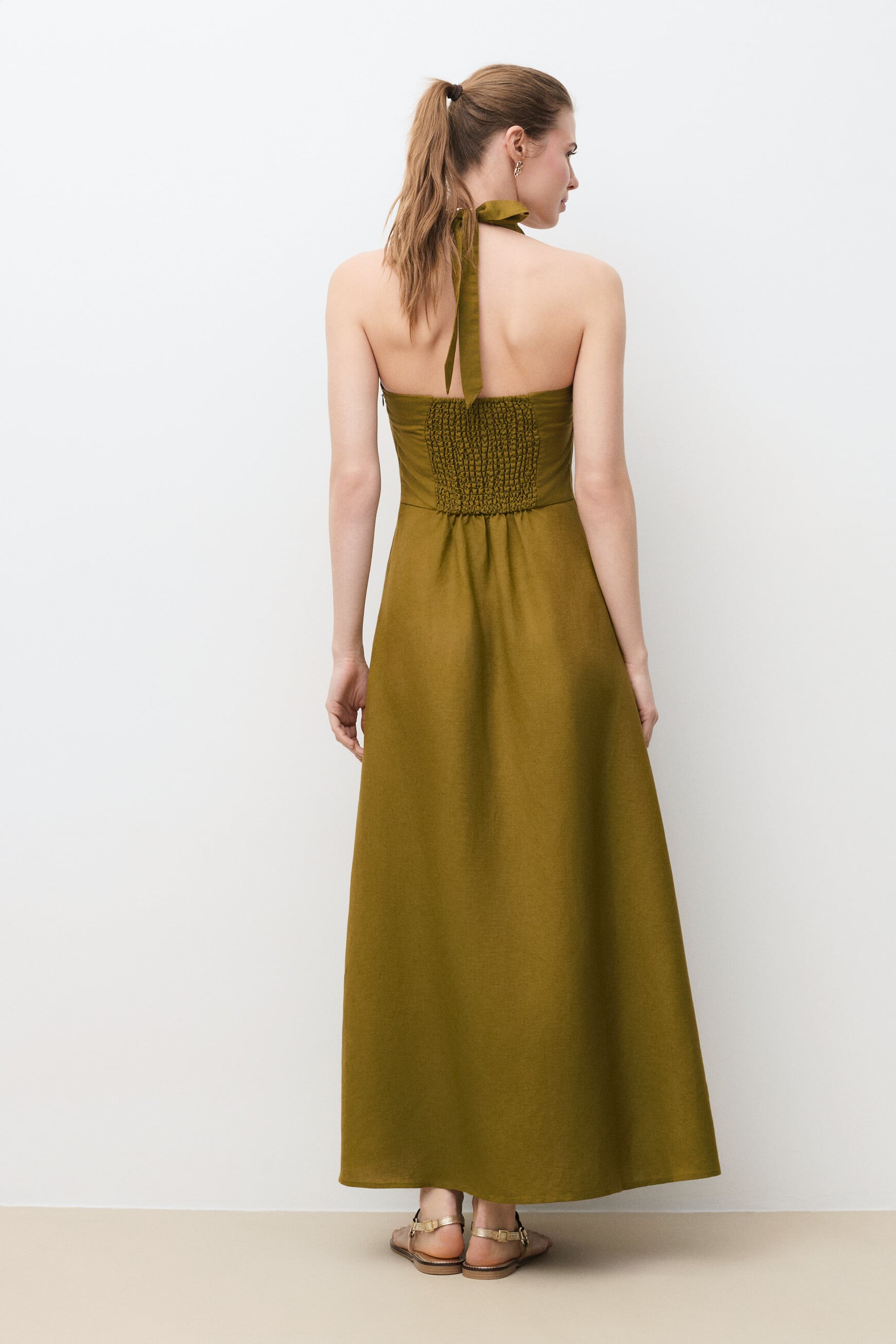 Abito Railey verde oliva donna