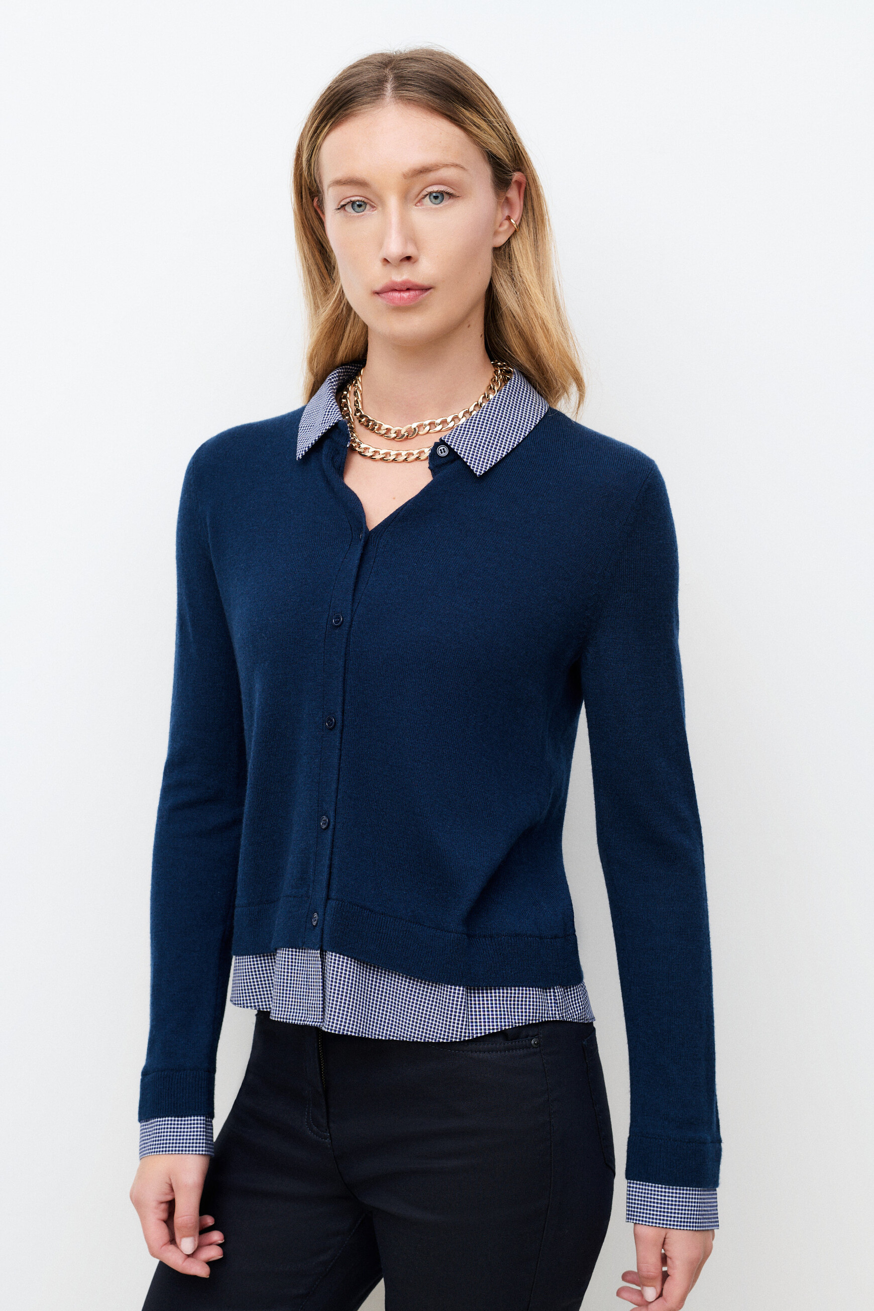 Pullover Mlenny marineblau damen