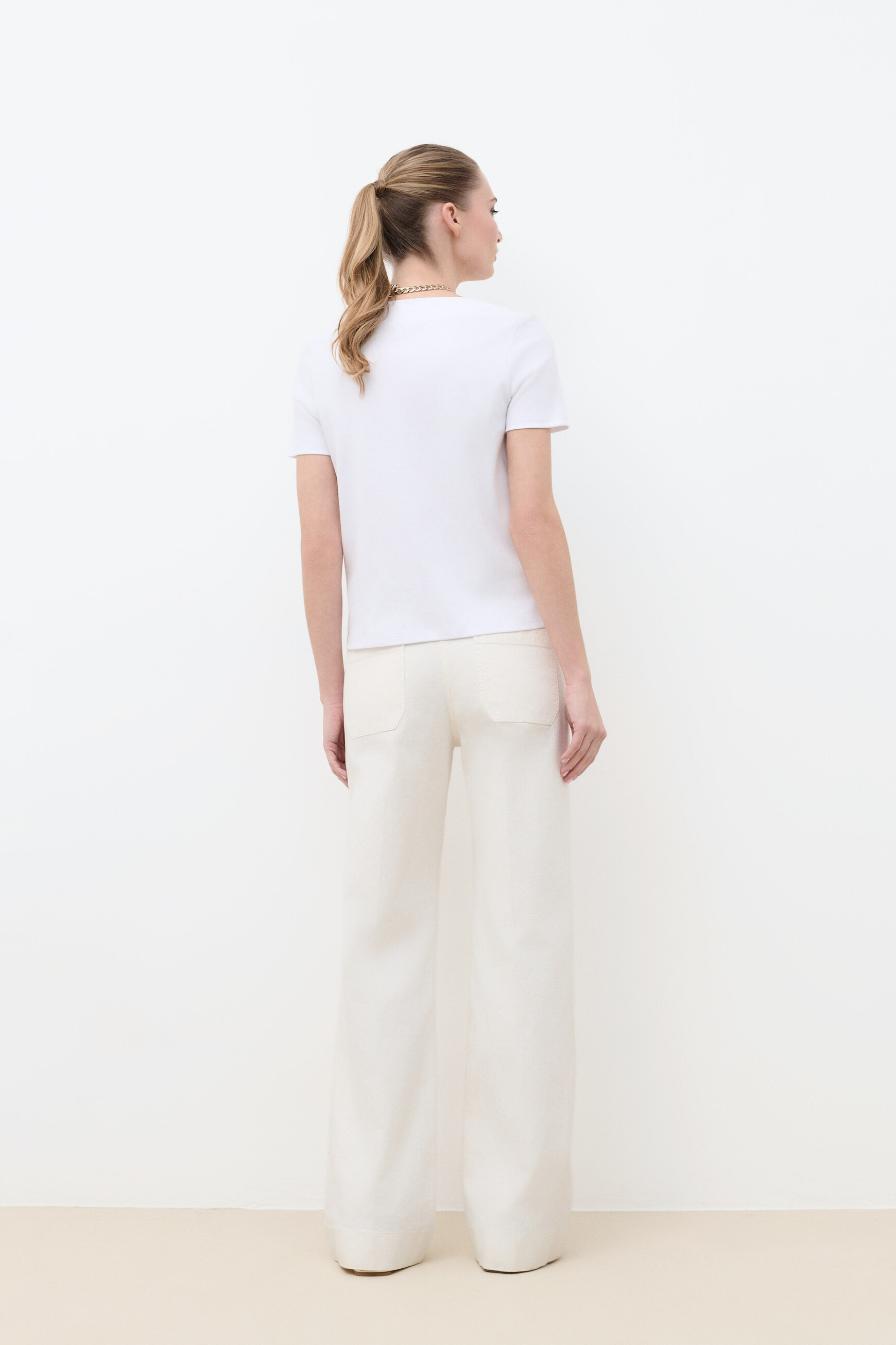 T-shirt Tboat blanc femme