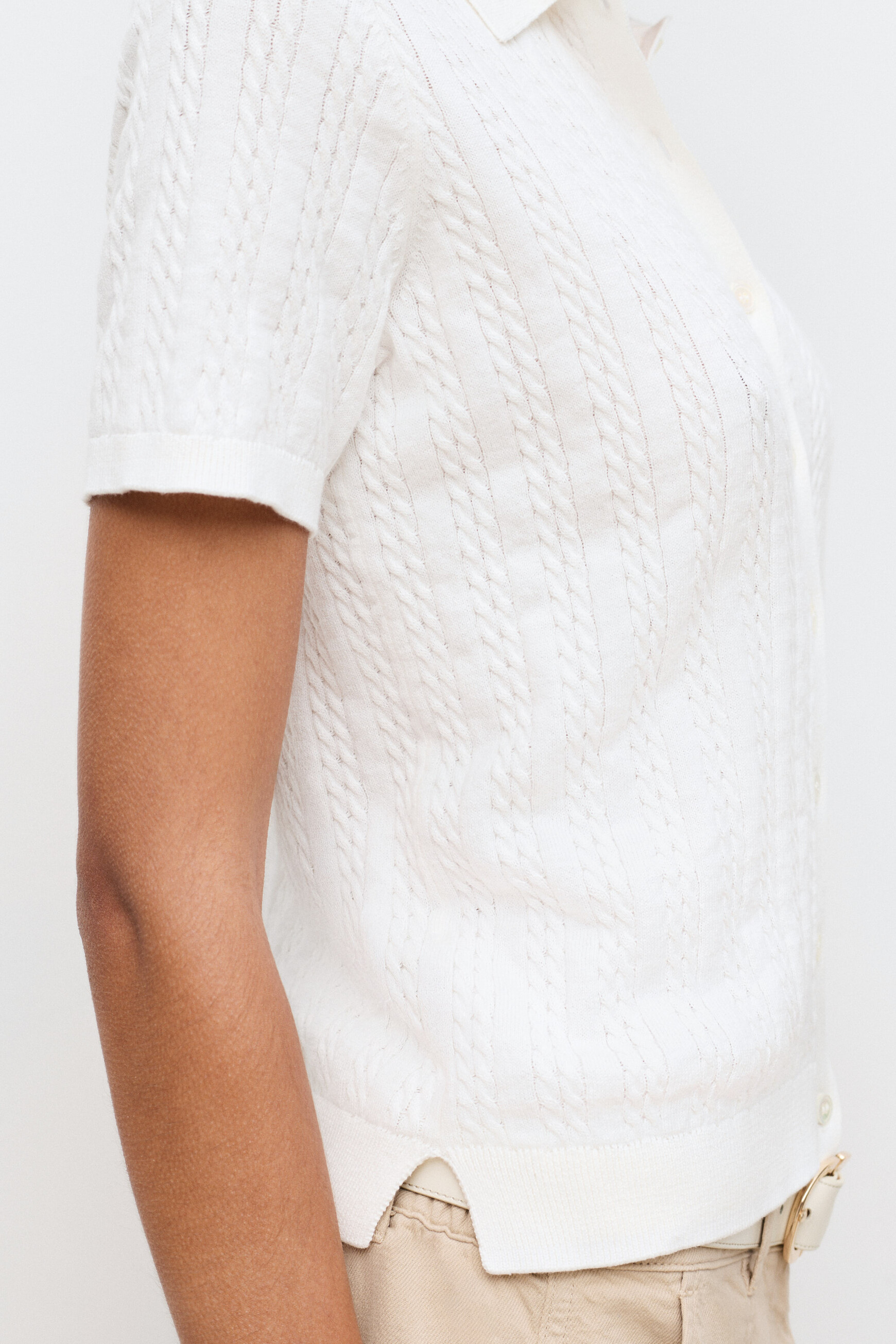 Pull Barbara ecru femme