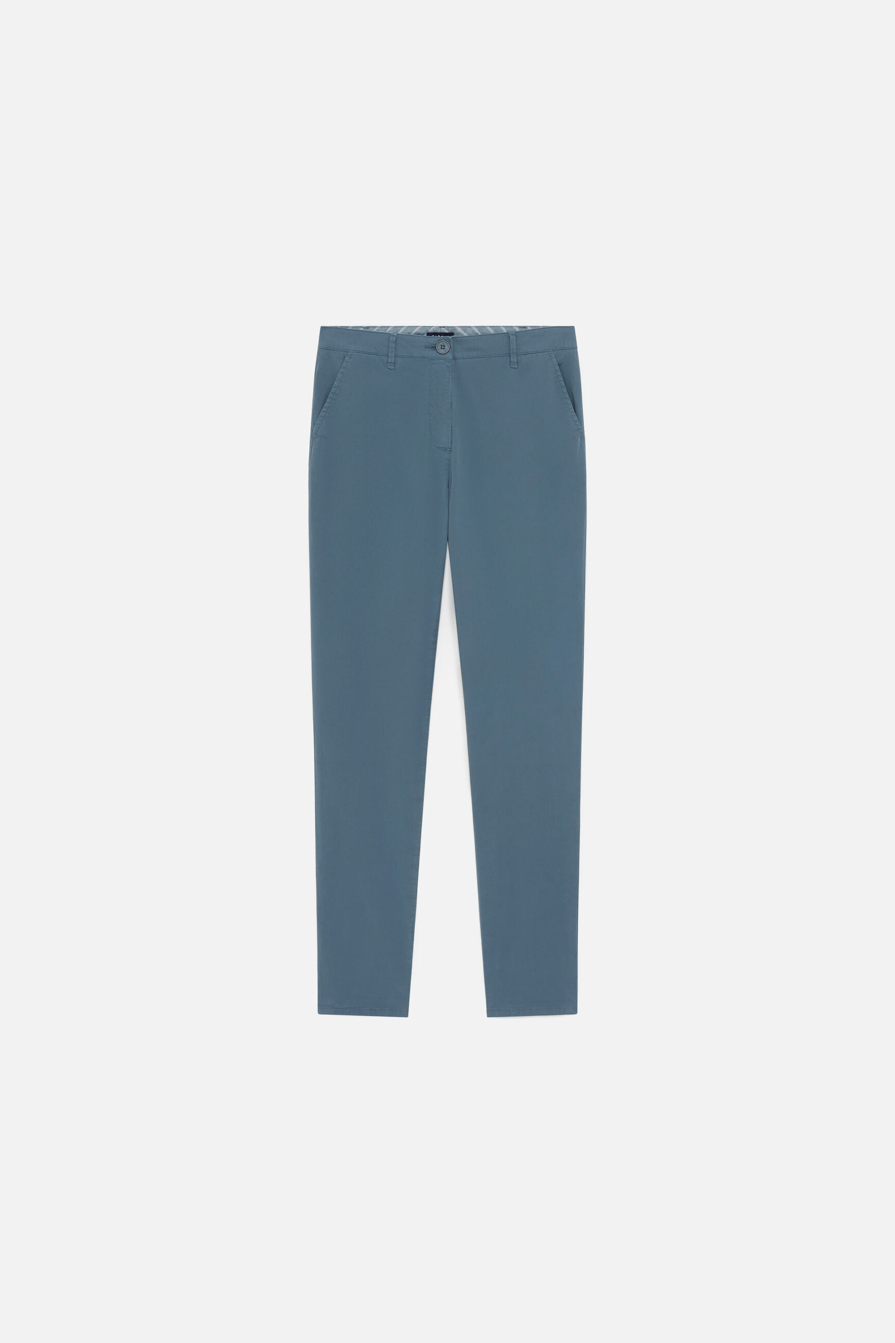 Pantal&oacute;n adelmo verde petr&oacute;leo mujer