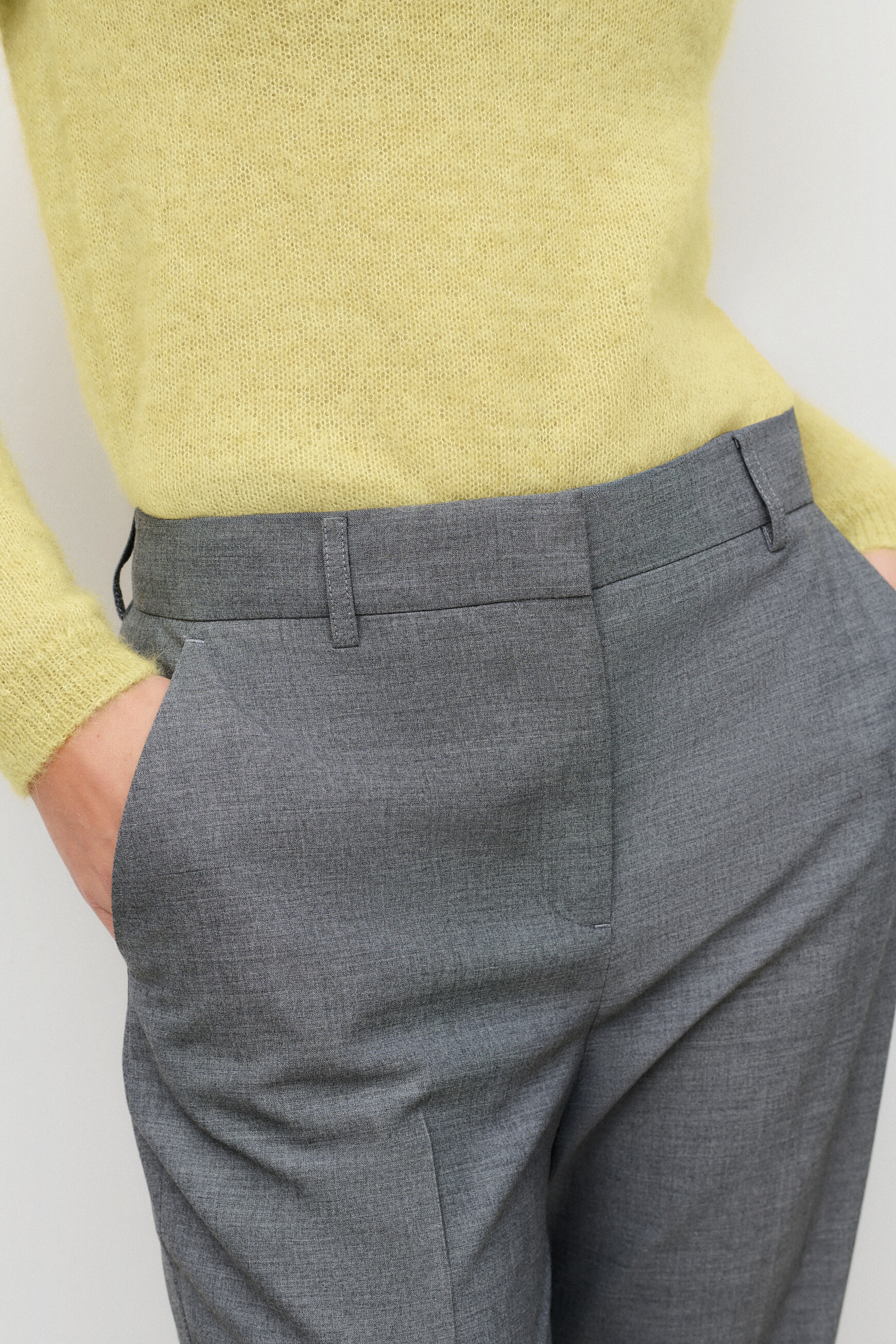 Pull Mvittoria vert anis femme