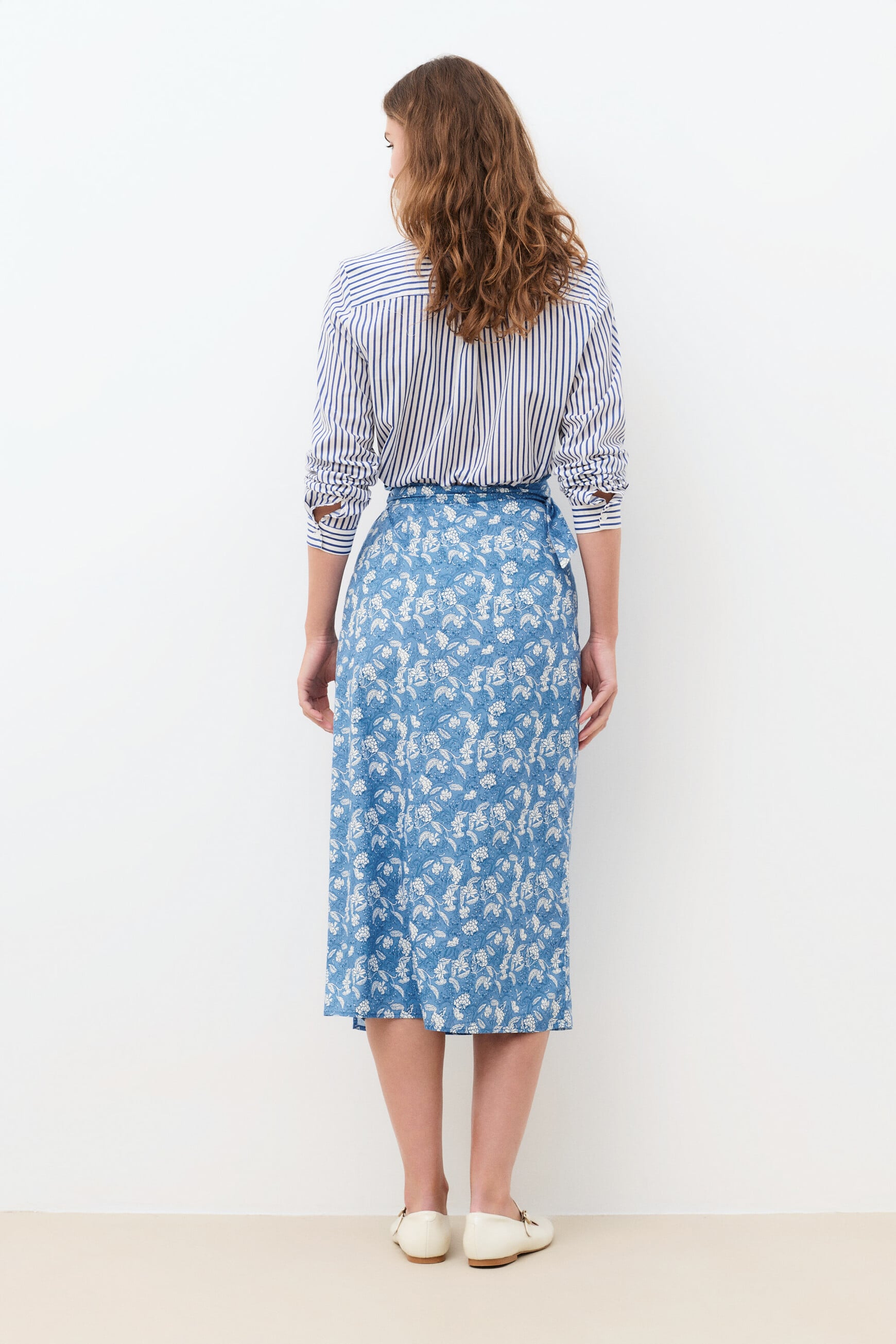 Jupe Jeleste bleu femme