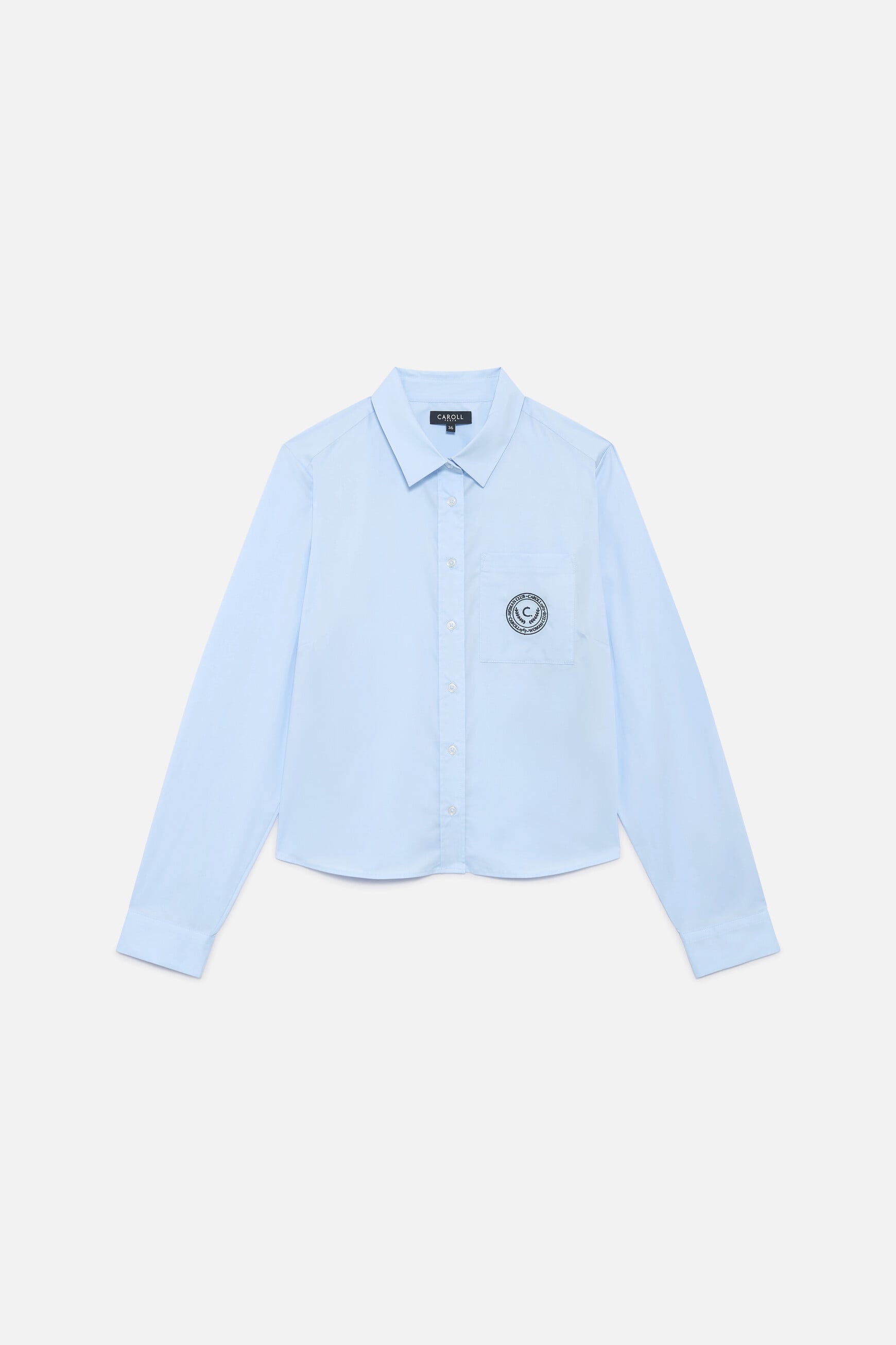 Chemise Charlie2 bleu gris femme
