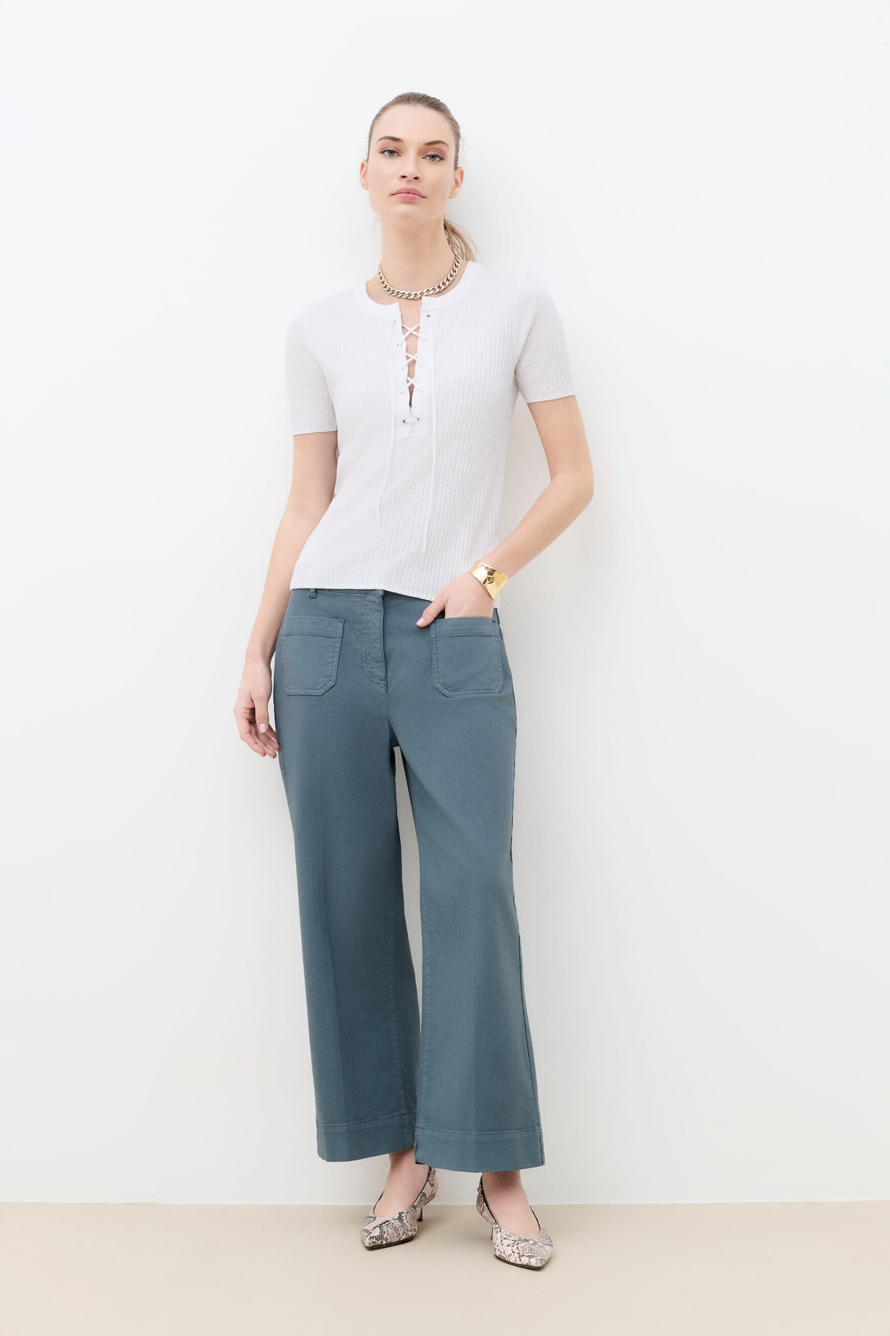 Pull Mvanessa blanc femme
