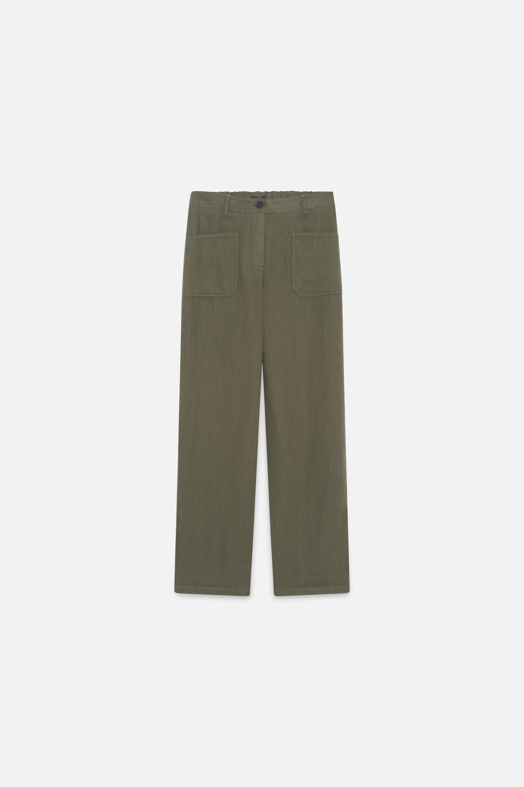 Broek Pygmalion khakigroen vrouw