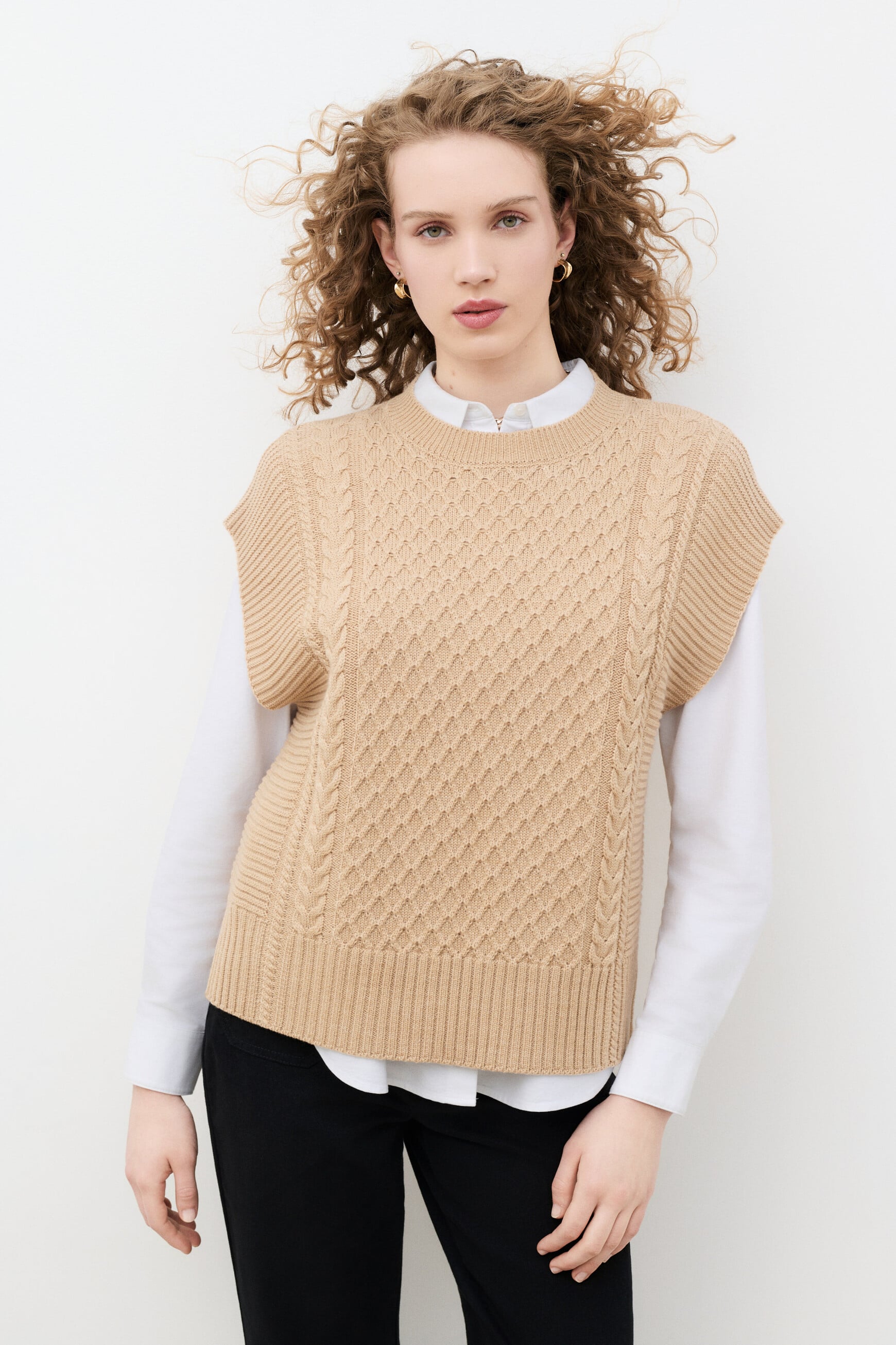 pullover mrudy sandfarben damen
