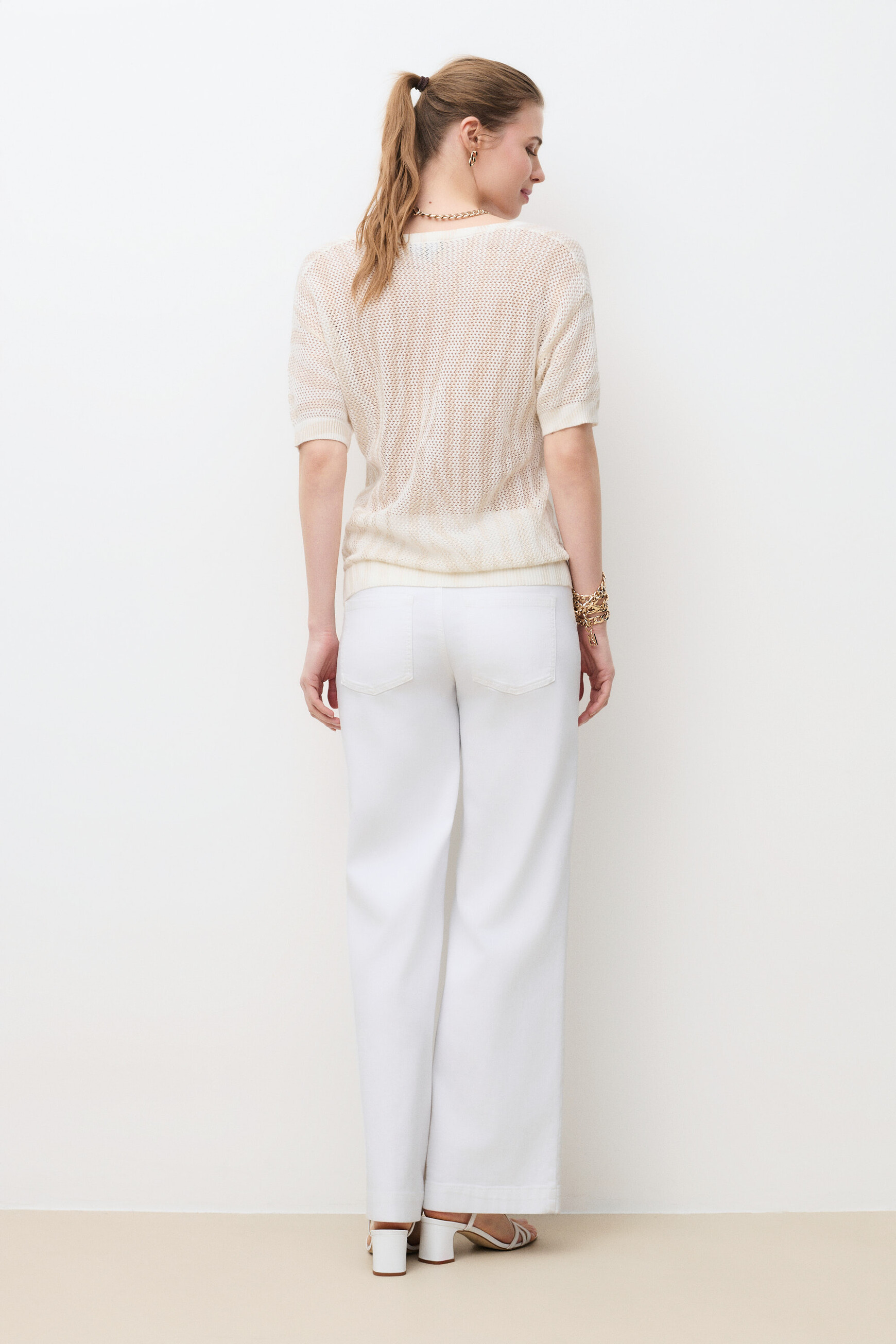Pull Miami2 couleur or femme