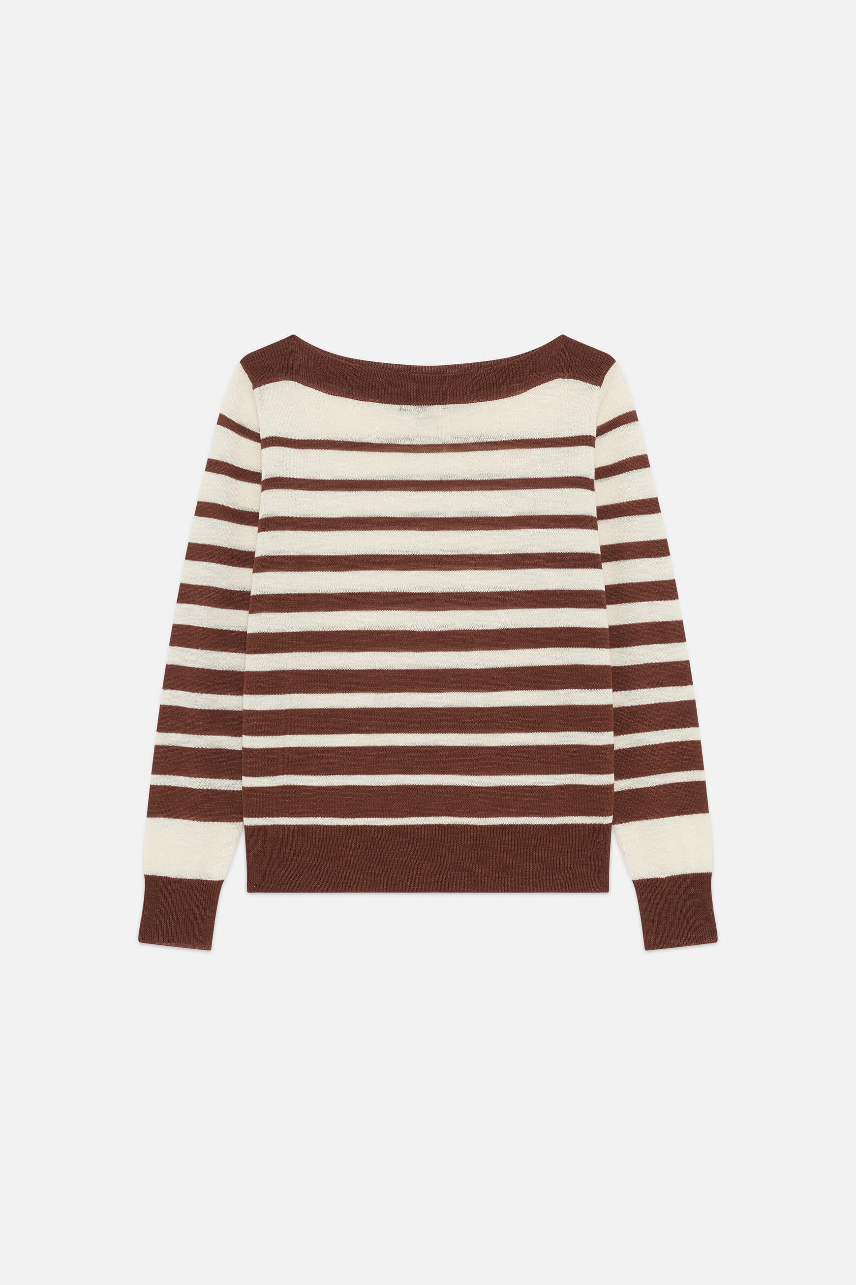 Pull Mwallis marron femme
