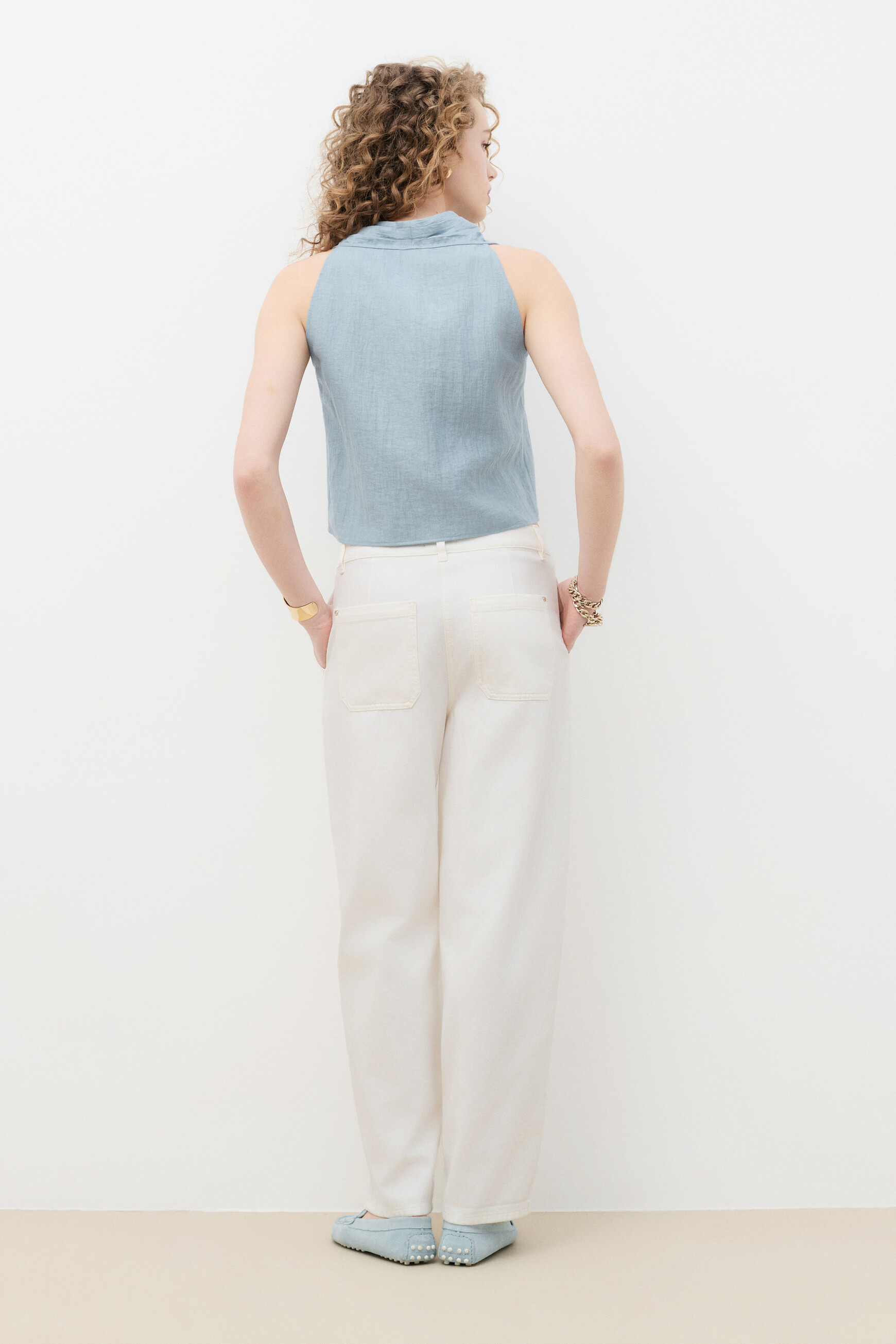 Camicia Cristal azzurro donna