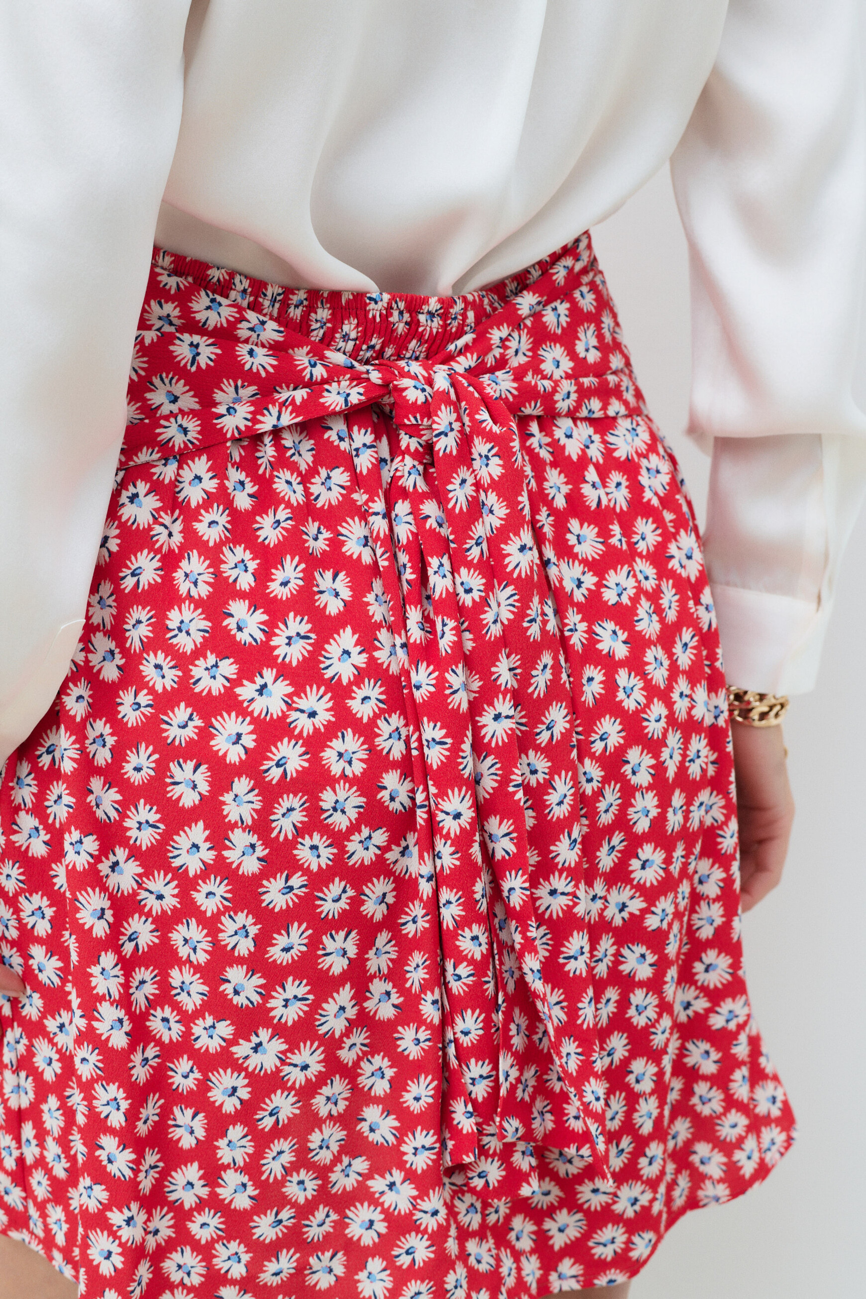 Jupe Jelisa rouge coquelicot femme