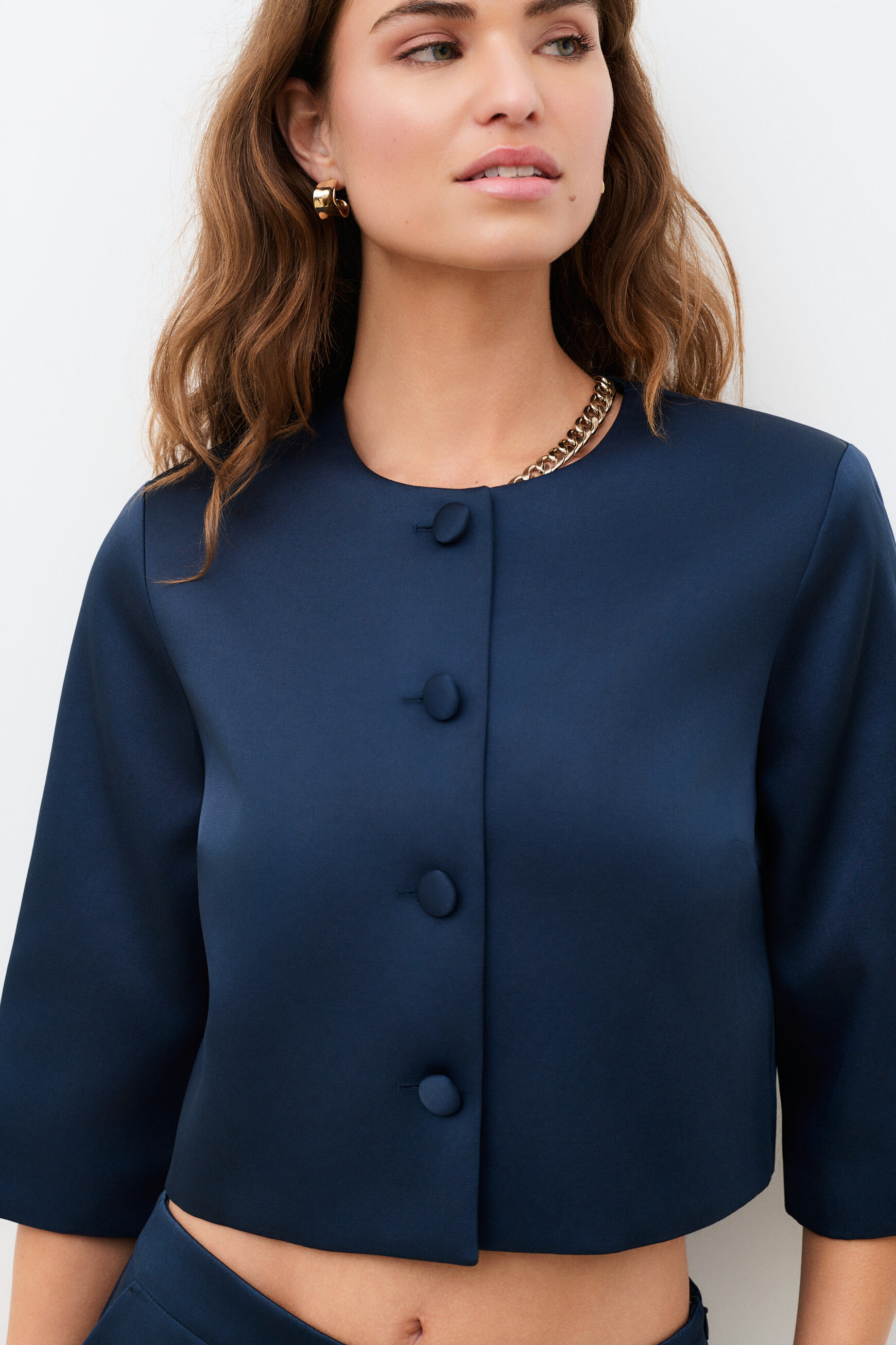 Chemise Cmilly bleu marine femme