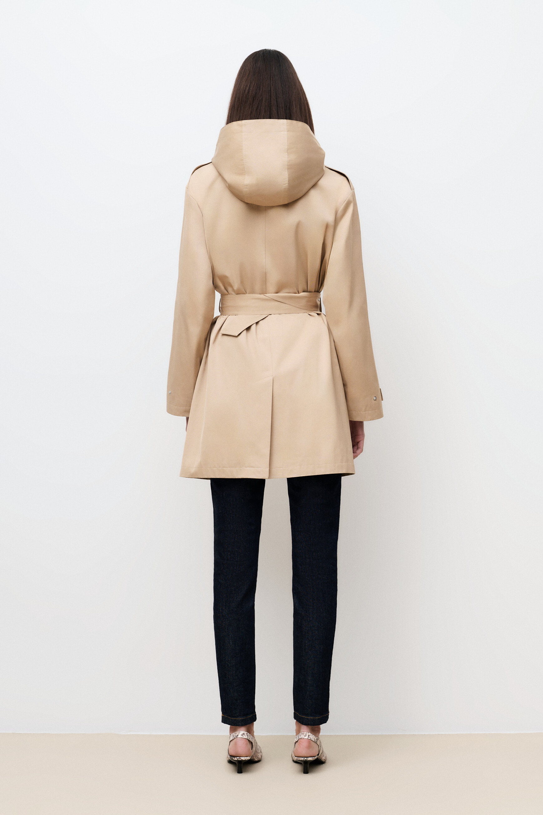Manteau Gardenia sable femme