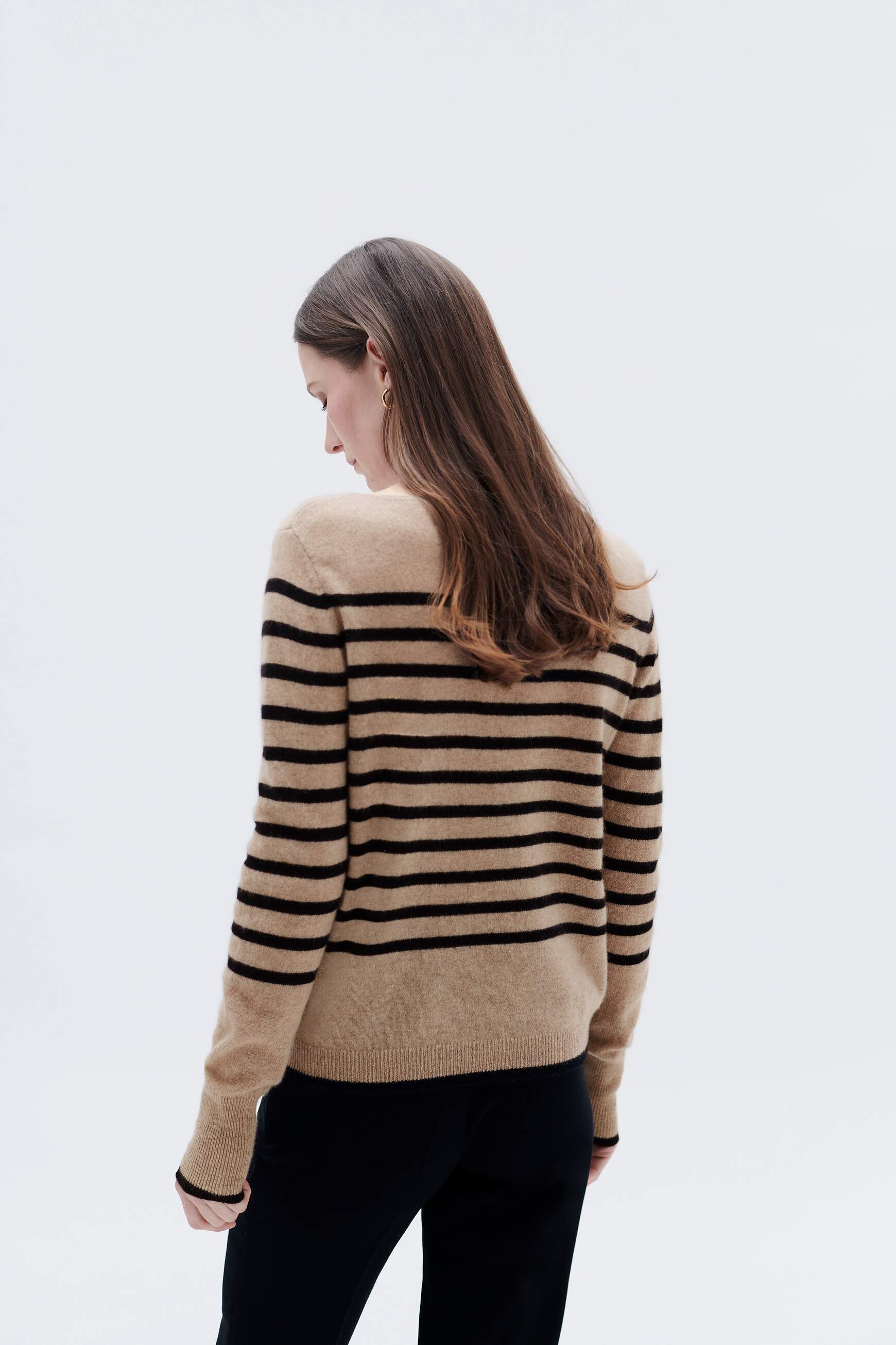 Mzoely 100% cashmere sweater sand woman