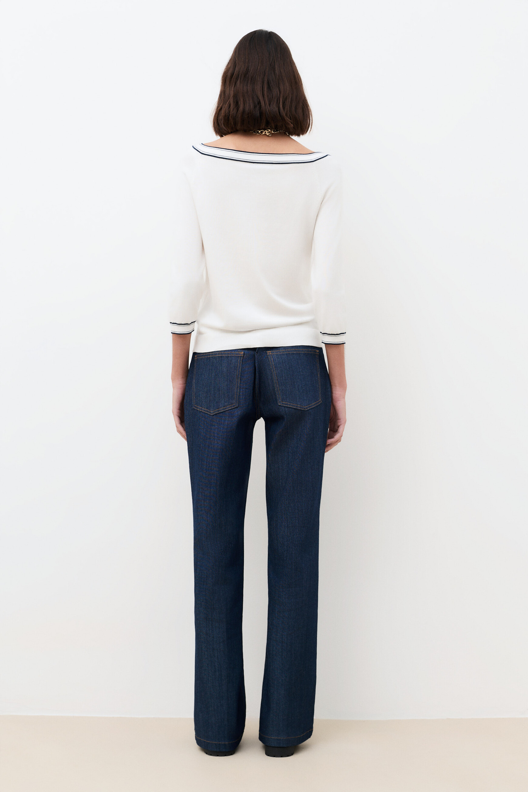 Pull Madeleine ecru femme